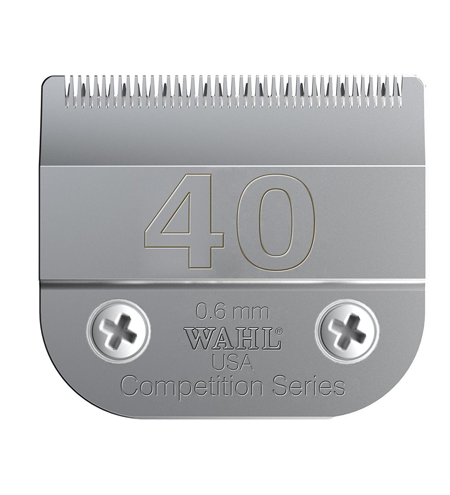 WAHL Shaving Head 0.6mm Competition Blade Set #40 - High Precision Full Tooth Performance for Ultimate Shaving Experience - Buy Online on GoSupps.com