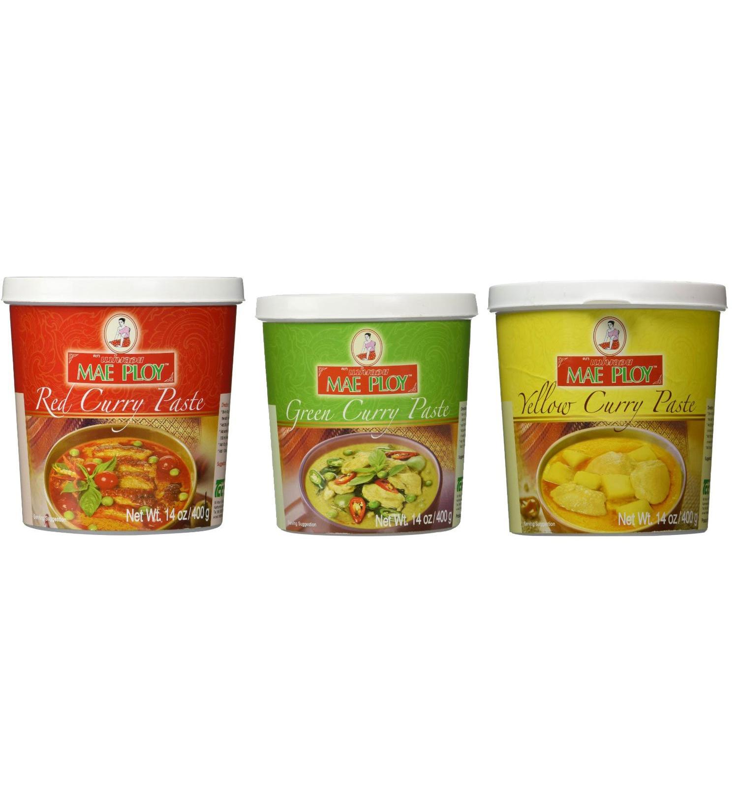TastePadThai Green Red Yellow Box 14oz (3 Pack) - Authentic Thai Flavors - Buy Online on GoSupps.com