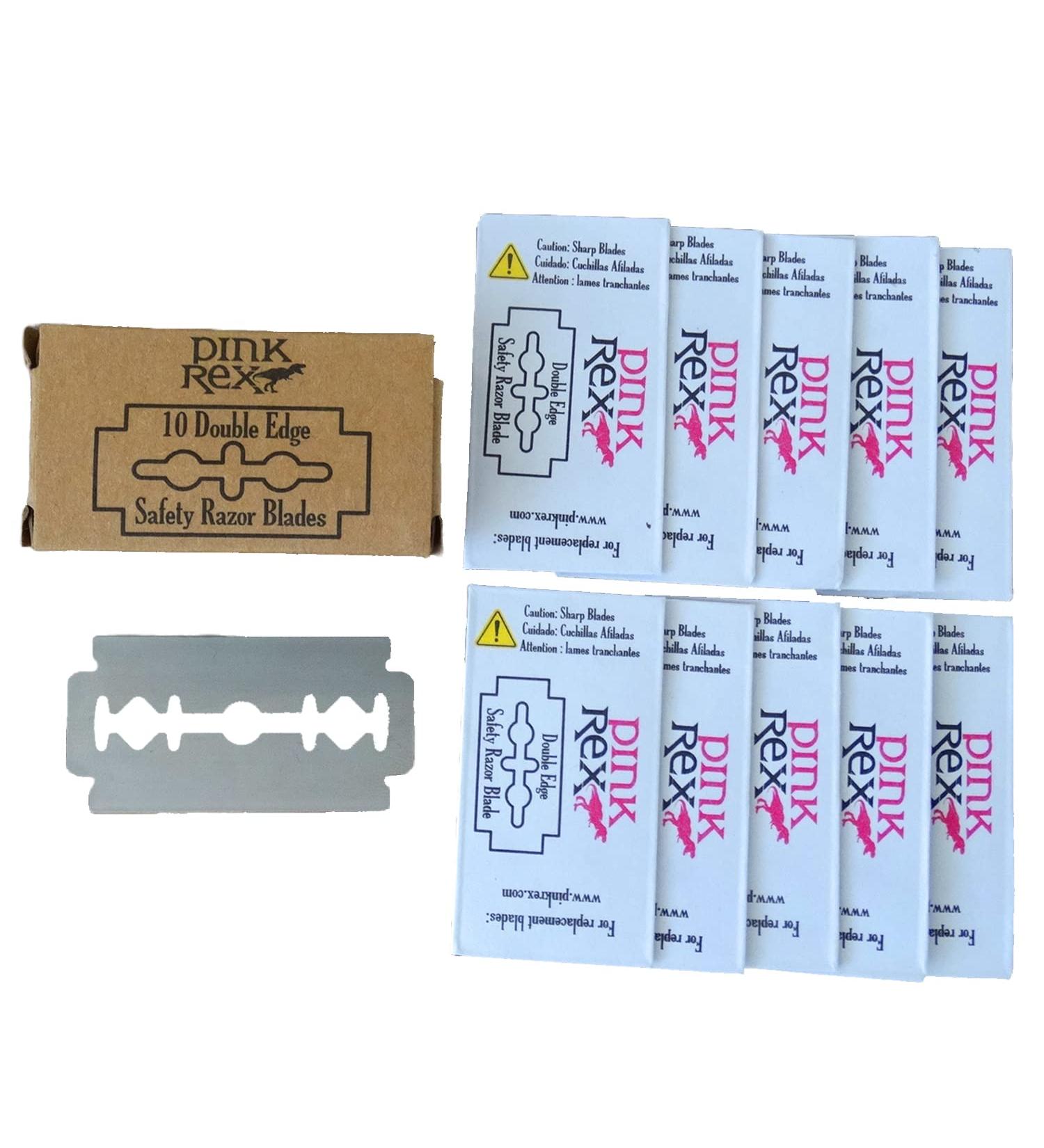 Buy Safety Razor Replacement Blades - 10 Count Double Edge Stainless Steel | International Shipping Available - Buy Online on GoSupps.com