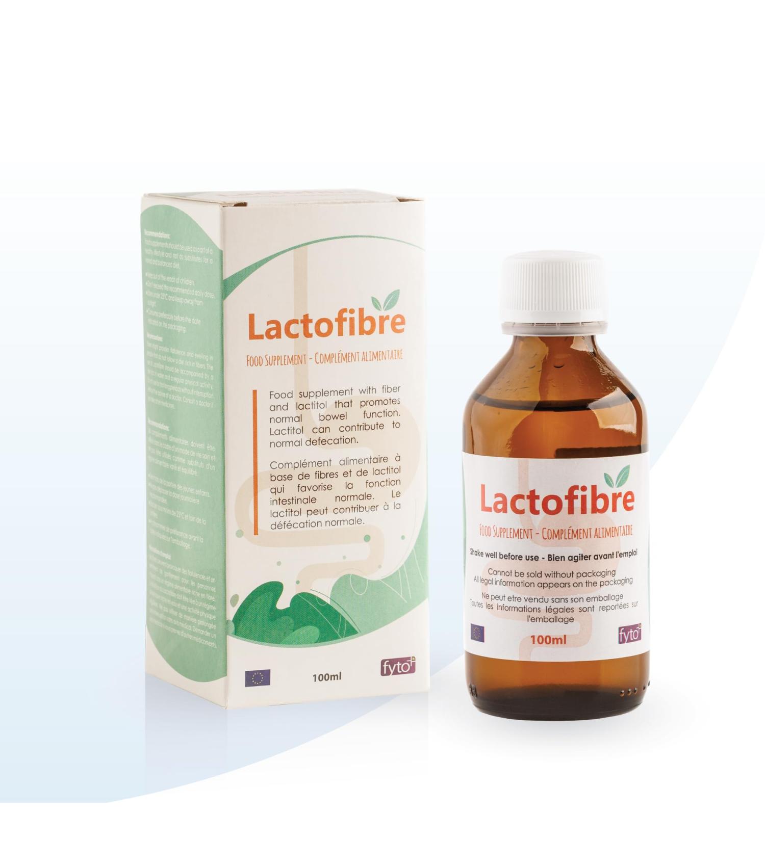 Lactofibre Gentle and Effective Constipation Relief - Osmotic Laxative with Prebiotic Effect Based on Fiber and Lactitol for Adults Pregnant and Nursing Women - Plum Taste (1) - Buy Online on GoSupps.com
