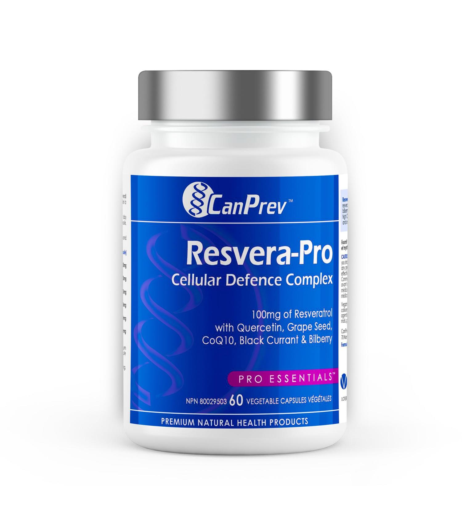 CanPrev Resvera-Pro | 60 v-caps l Anti-Aging Defense Formula - Buy Online on GoSupps.com