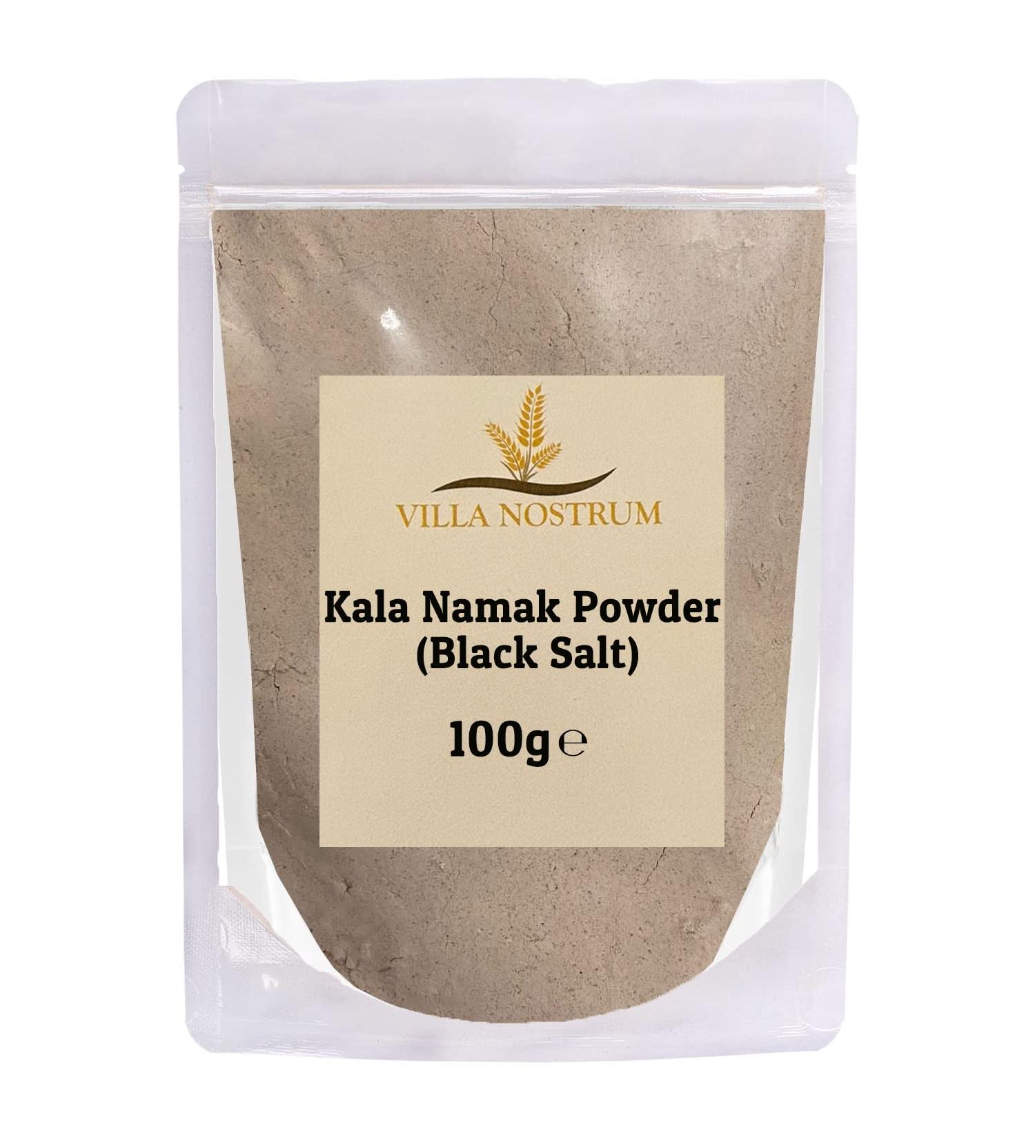 Kala Namak Powder (Black Salt) 100g by Villa Nostrum