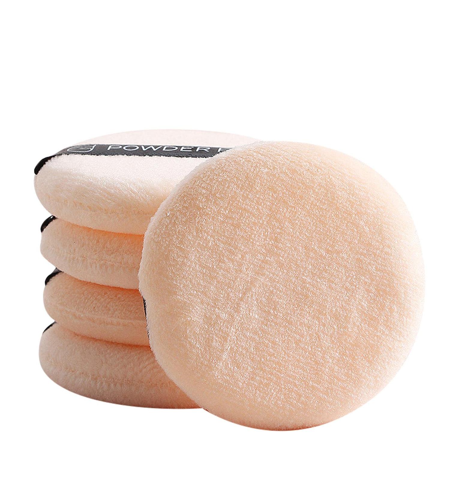 Makeup Puff for Powder | Loose Powder Puff Soft Body Cosmetic Foundation Sponge Round Puff Pads for Dry Makeup Powder Cosmetic Tool  - Buy Online on GoSupps.com