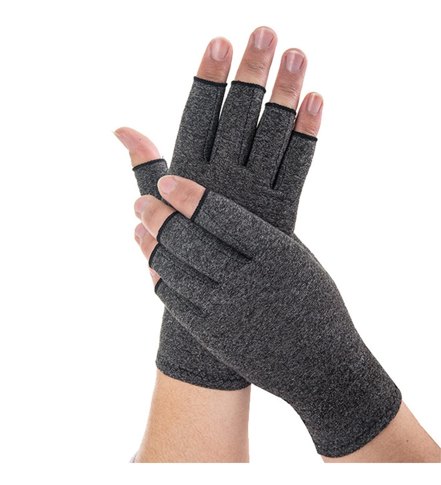 Fabater Half Finger Bike Gloves for Men - Elastic Compression Arthritis Gloves - Anti-Slip Daily Health Care for Mountaineering (L) - International Shipping Available - Buy Online on GoSupps.com