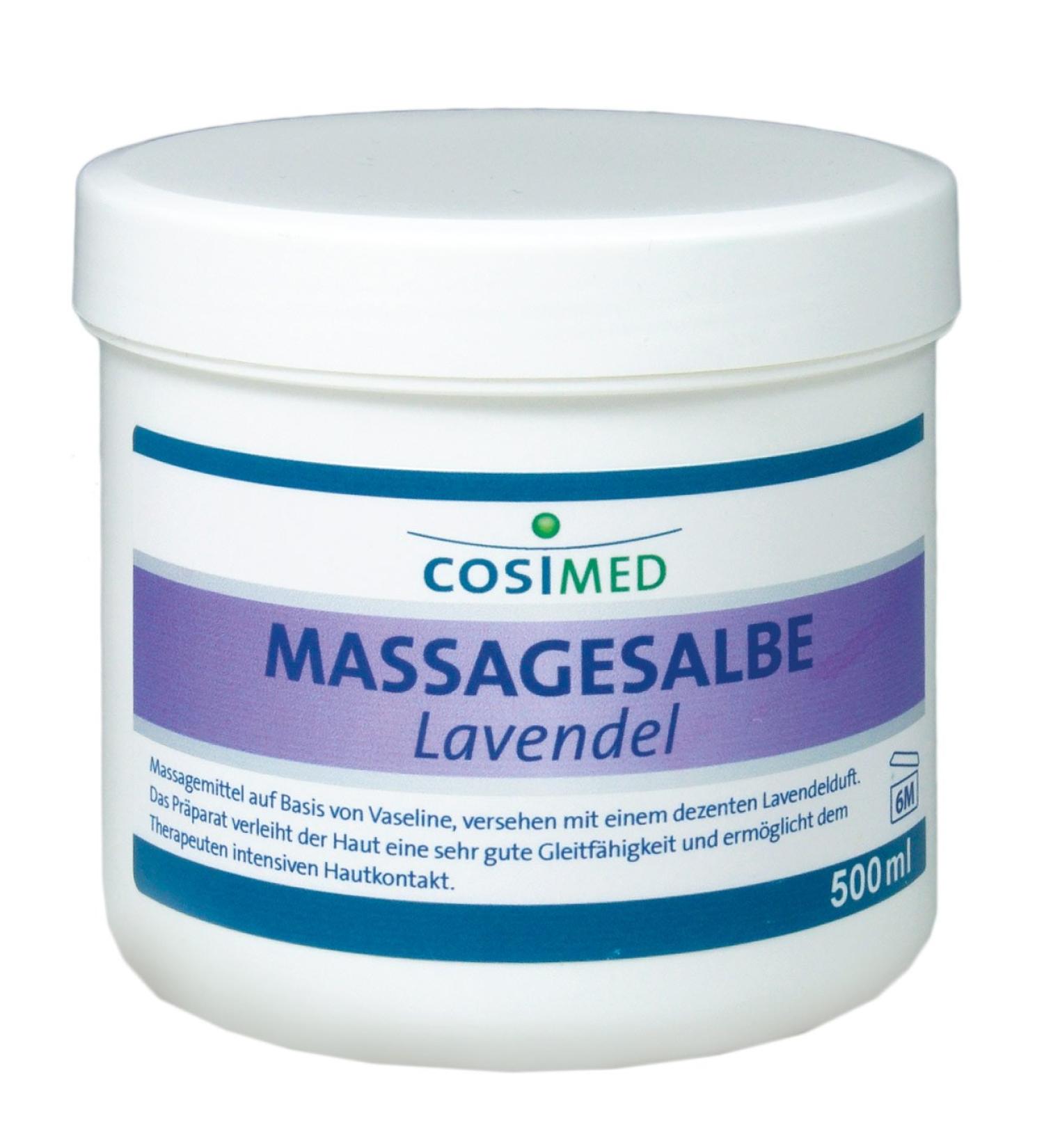 Buy cosiMed Lavender Scented Massage Ointment 500ml Soothing Cream for Relaxation | International Shipping Available - Buy Online on GoSupps.com