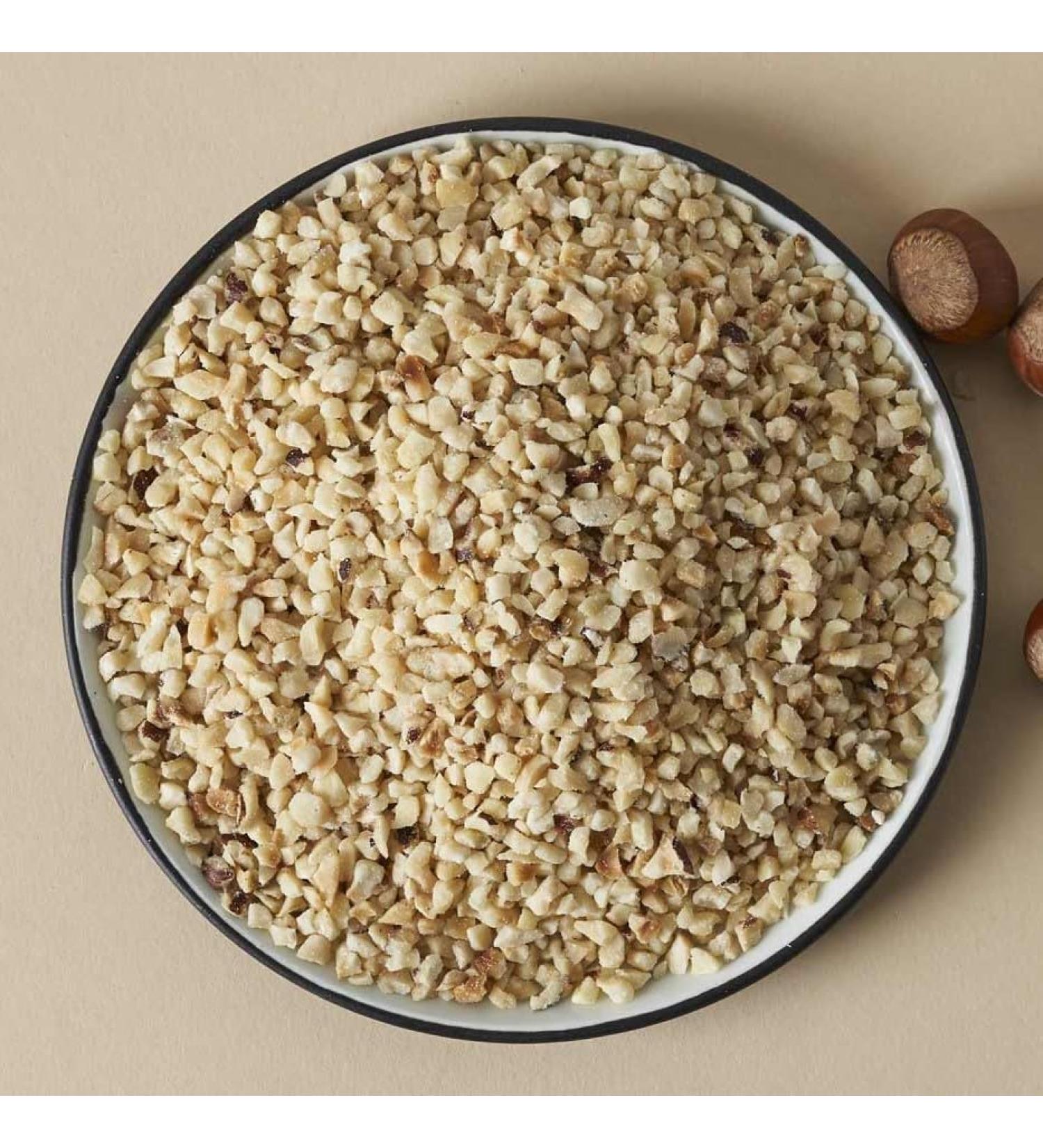 Buy Organic Roasted Chopped Hazelnuts 1kg | No Additives | Plastic-Free Packaging - International Shipping Available - Buy Online on GoSupps.com