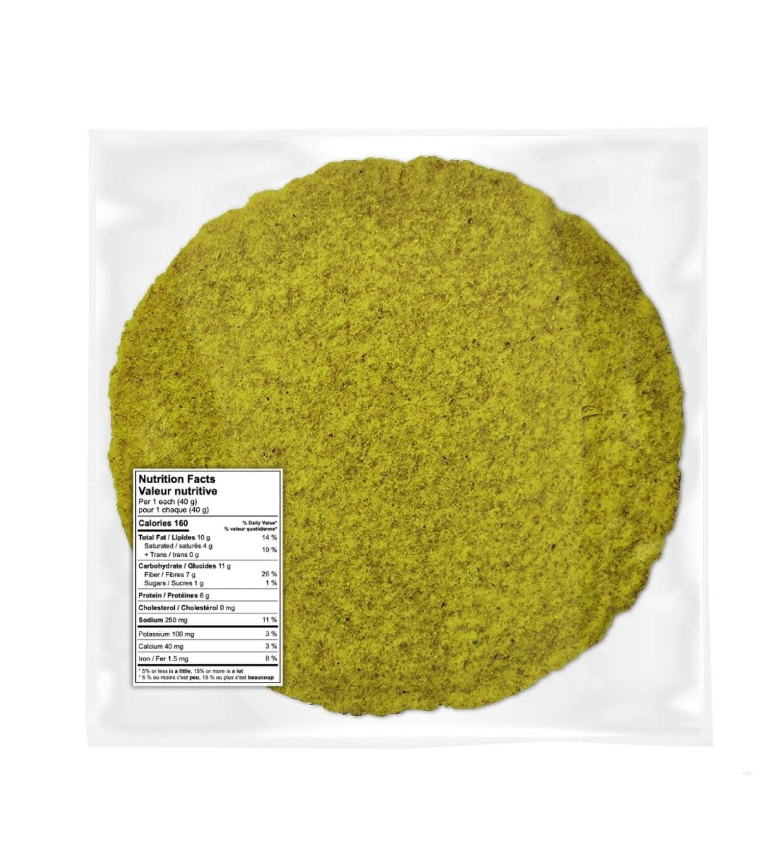 Certified Gluten Free: Piccola Cucina Keto Almond Flour Wraps - Peppered Kale | (30 Wraps- Wholesale) High Protein | Fiber-Rich | Low Net Carbs | Flexible & Versatile - Buy Online on GoSupps.com