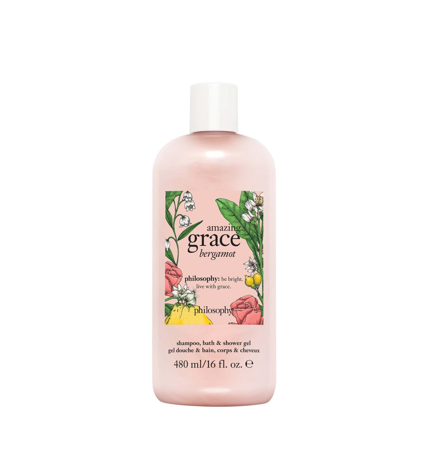 Amazing Grace Bergamot Shower Gel - 16 Fl Oz - Buy Online on GoSupps.com