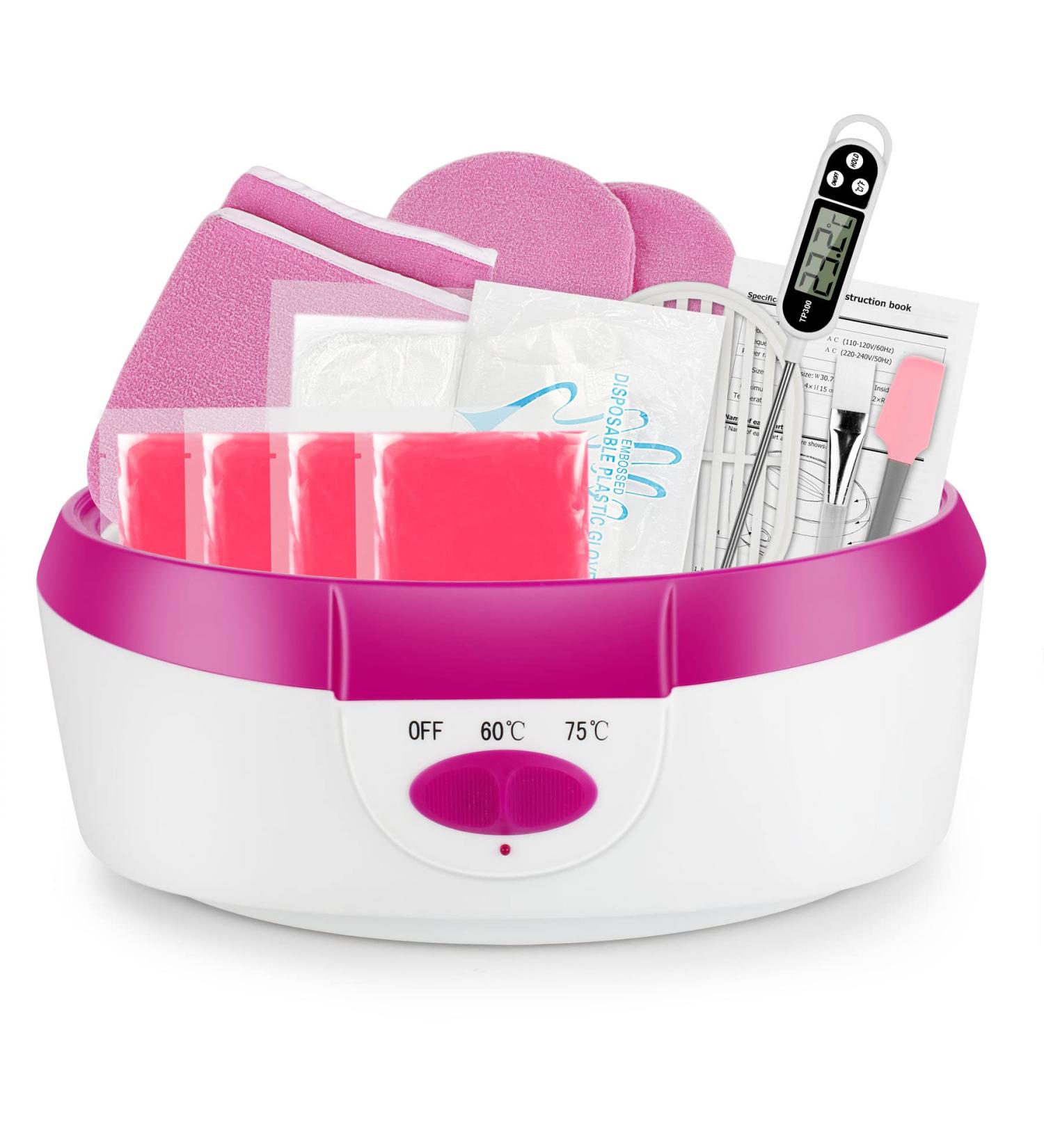 Forever Speed Paraffin Wax Bath for Hands & Feet - 265W Electric Paraffin Spa Set with Pink Wax | Best Paraffin Treatments for Soft Skin - Buy Online on GoSupps.com