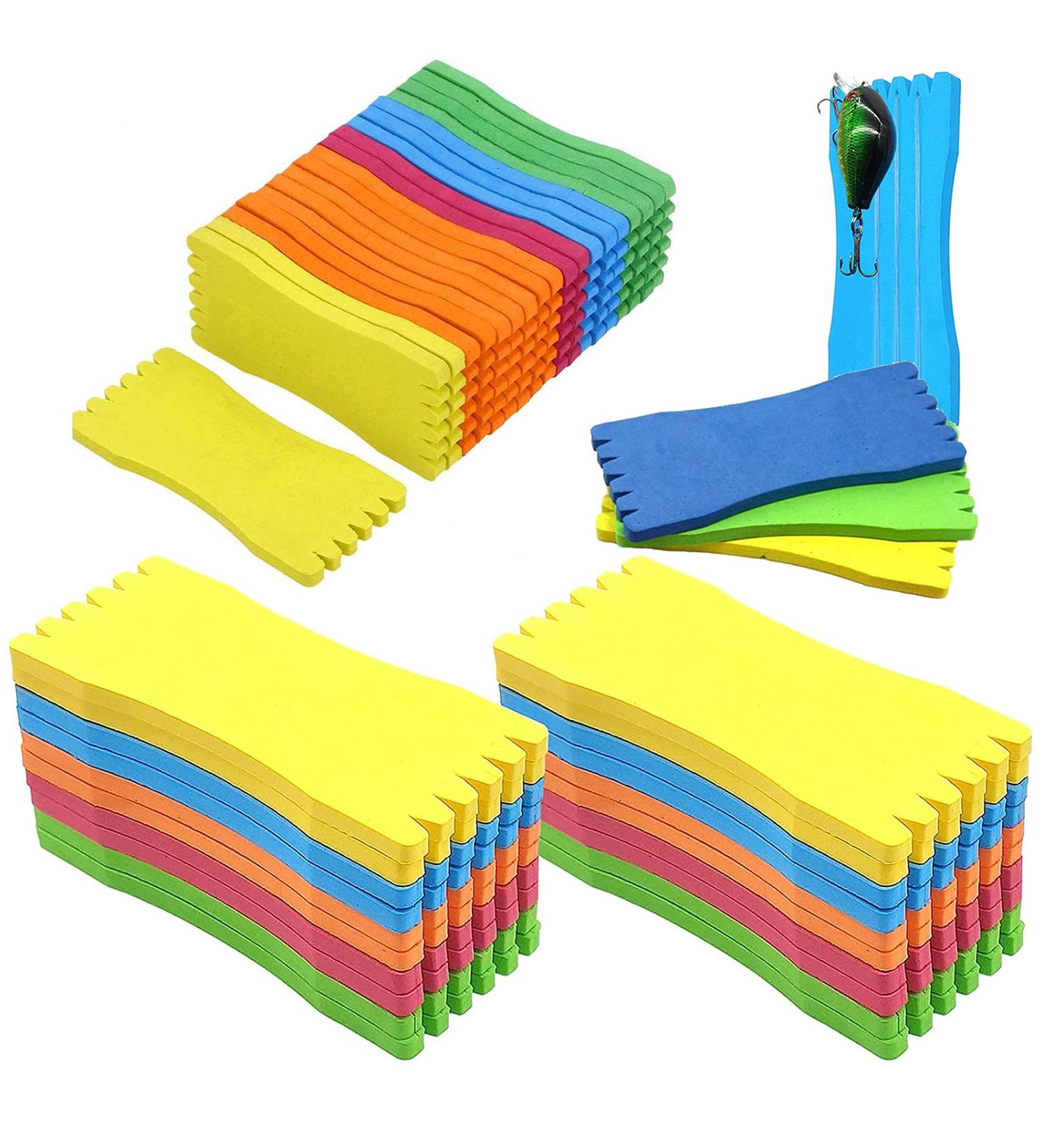 Buy Gzlceu 40-Piece Fishing Light Foam Leader Convenient Fishing Cord & Hook Holder (Random Color) | International Shipping Available - Buy Online on GoSupps.com