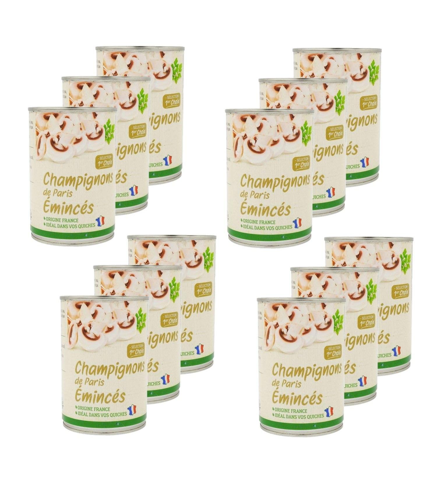  SpiceMasters.co.uk Lot of 12 sliced button mushrooms - France - 390g box - Buy Online on GoSupps.com