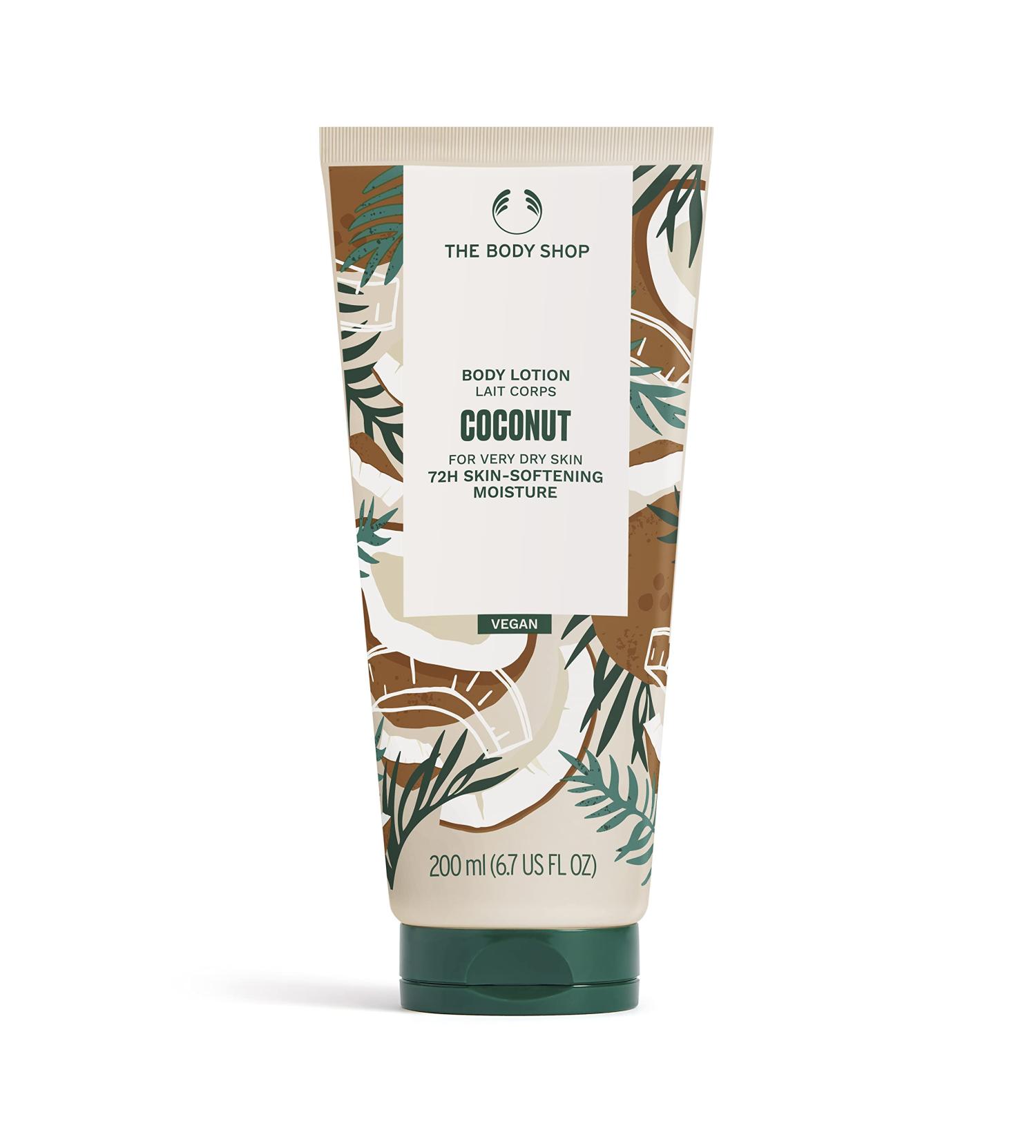 The Body Shop Coconut Nourishing Body Milk 8.4 oz - Vegan Lightweight Moisturizer for Very Dry Skin - Buy Online on GoSupps.com