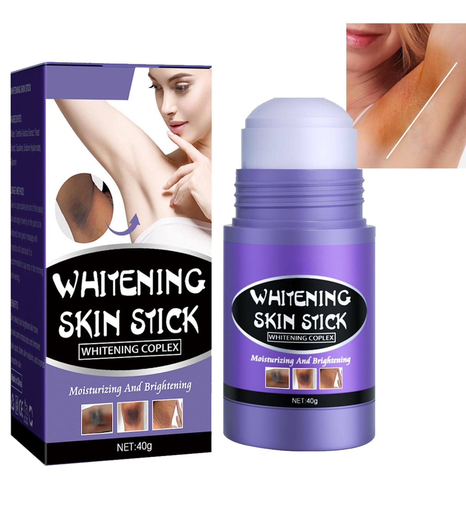 Whitening Skin Balm Armpit Knees Elbows Whitening Skin Stick Dark Spot Corrector Cream Body Moisturizing Brightening Stick Dark Elbows and Knees Lightening Natural Underarm Lightening Cream - Buy Online on GoSupps.com