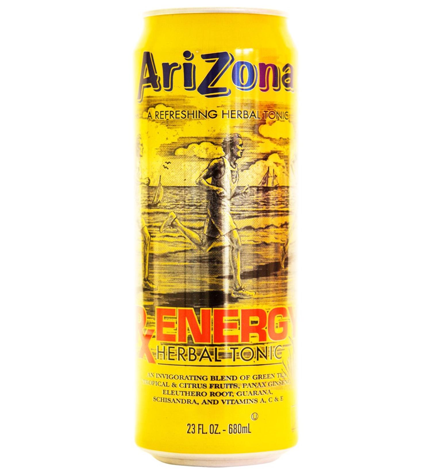 Arizona Arizona RX Energy Herbal Tonic (1 x 680 ml) with DPG deposit