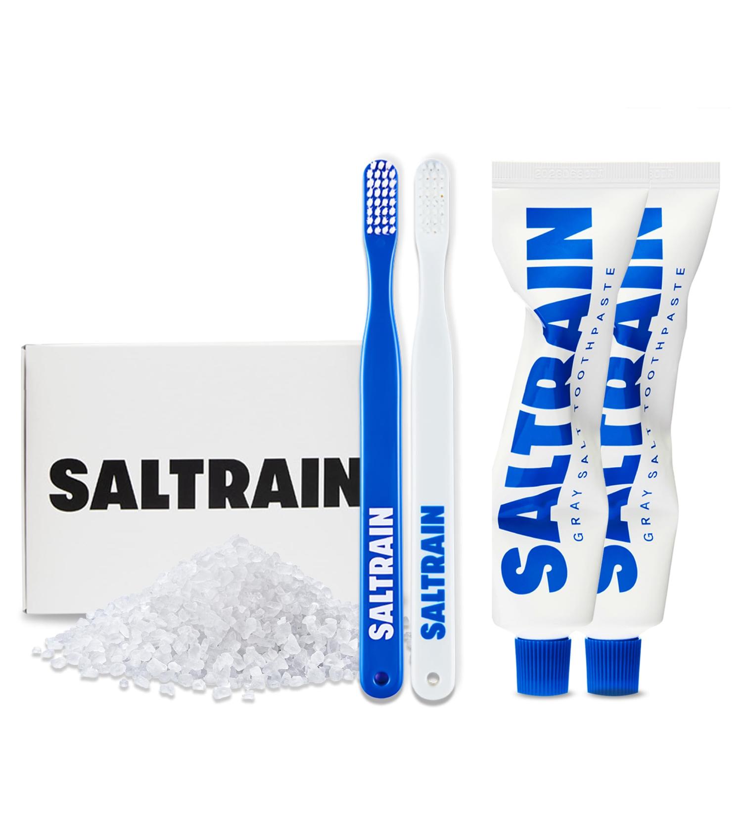 Clean Breath Toothpaste with Gray Salt - Natural Fluoride-Free Mint Flavor for Fresh Breath Cavity Protection & Healthy Gums | Couple Set - Buy Online on GoSupps.com