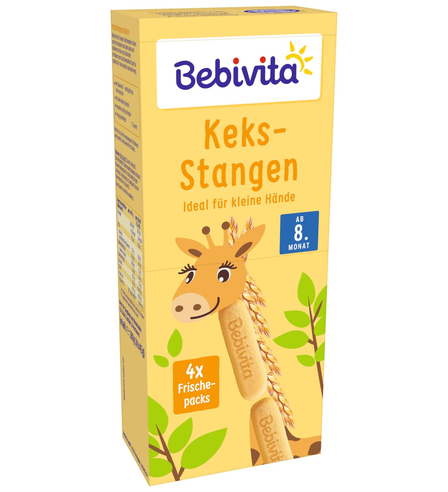 Bebivita Biscuit Sticks - Pack of 9 (9 x 180g) | Delicious Snack for All Ages - Buy Online on GoSupps.com