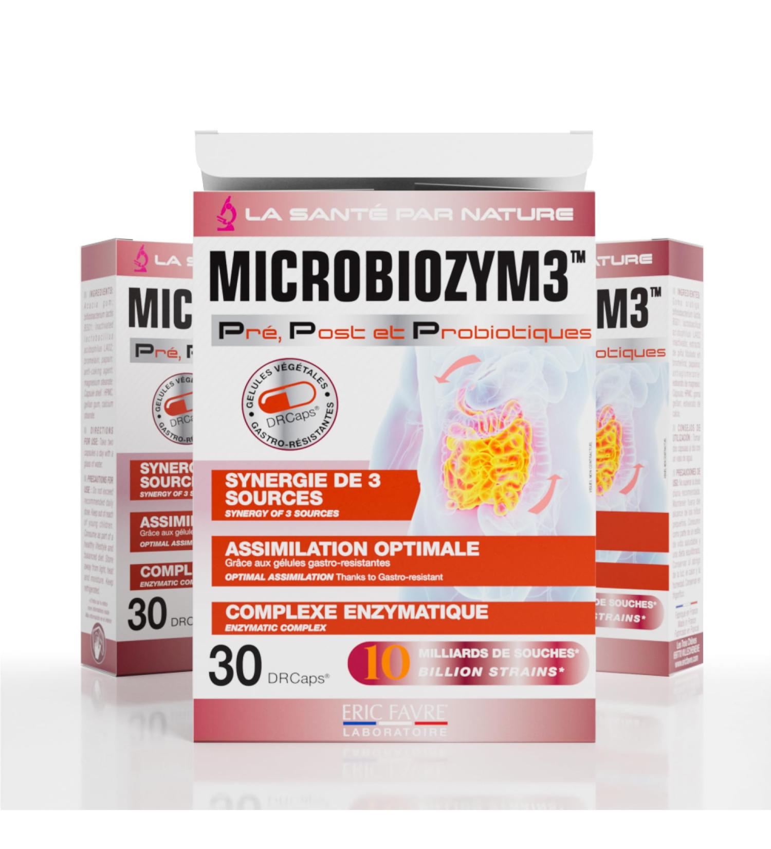 ERIC FAVRE Probiotics for Women Digestive Health Triple Action with Prebiotics and Postbiotics Reduces Bloating & Gas Vegan Probiotic Capsules 30 Count - Buy Online on GoSupps.com