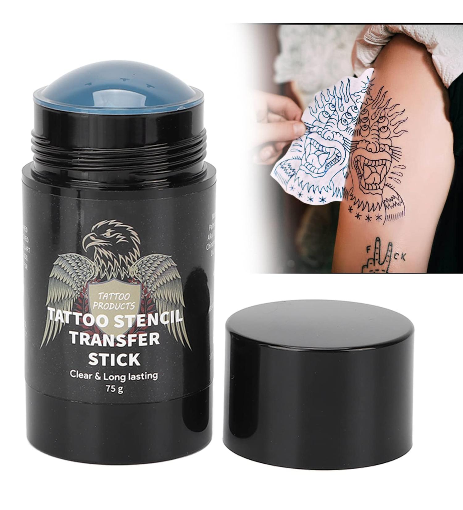 Tattoo Stencil Transfer Gel Stick 75g - Clear Patterns Transfer Cream - Buy Online on GoSupps.com
