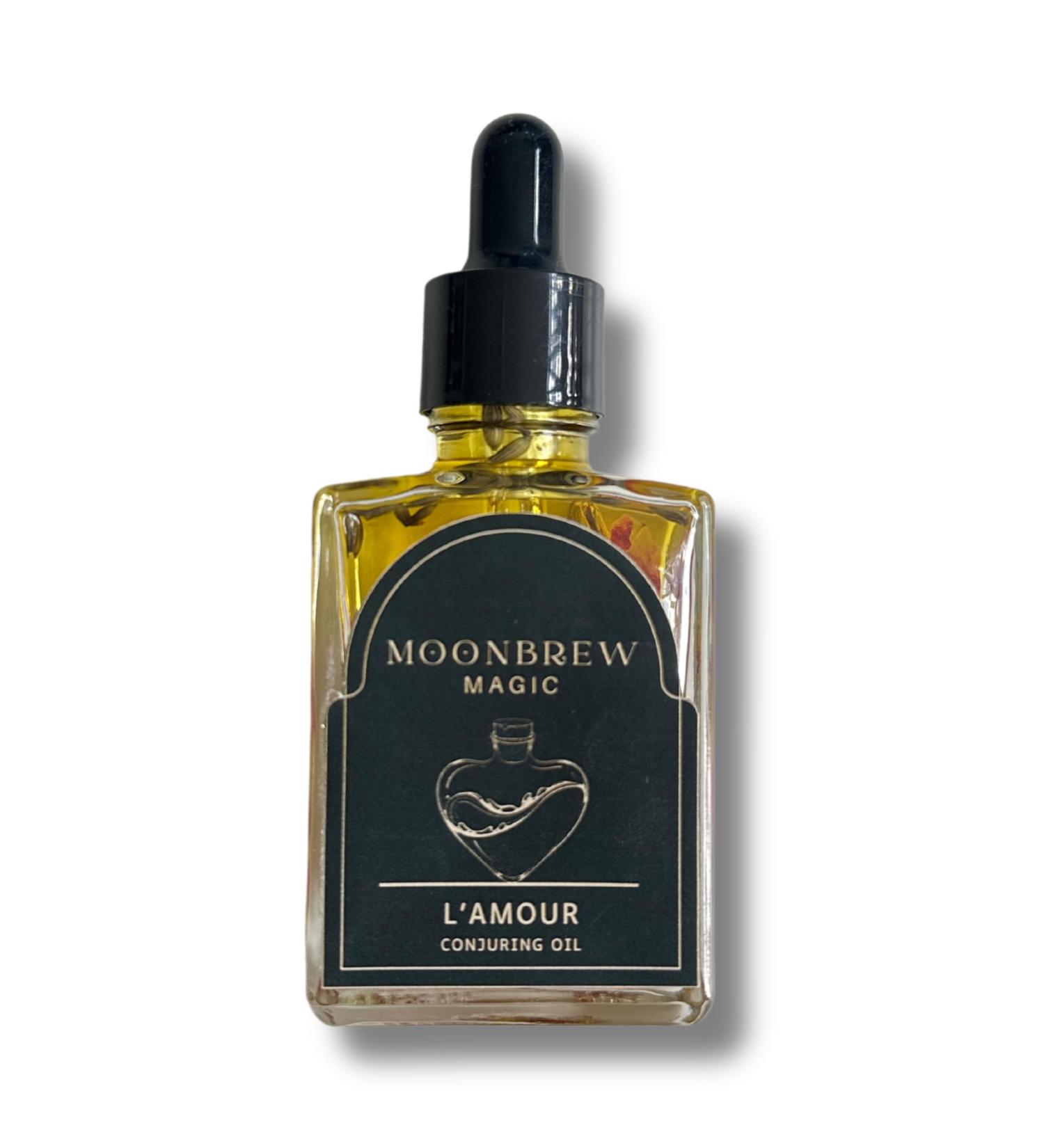 L Amour Love Conjuring Oil 2oz | Attract Love | Handmade with Rose Petals & Essential Oils | Witchcraft Hoodoo Voodoo Wicca Conjure - Buy Online on GoSupps.com