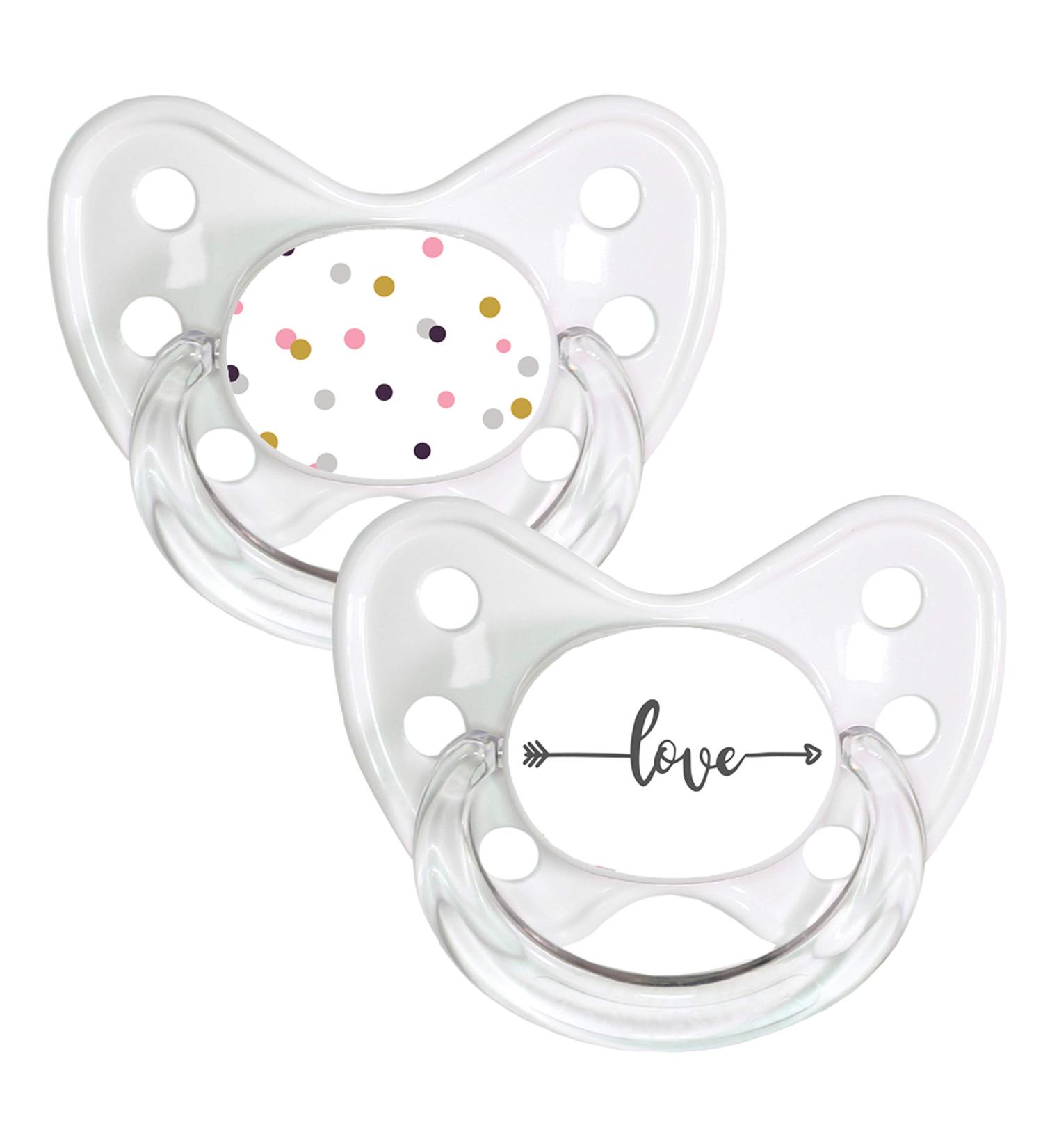Dentistar Silikon Schnuller 2 Set - Size 3 (14+ Months) | Tooth & Jaw-Friendly BPA-Free | Made in Germany - Buy Online on GoSupps.com