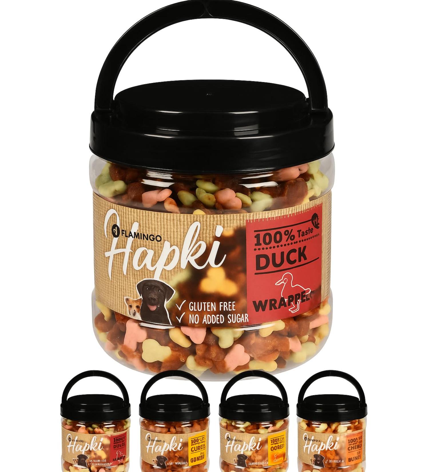 HAPKI SMALL COOKIES WITH DUCK 550GR - Buy Online on GoSupps.com