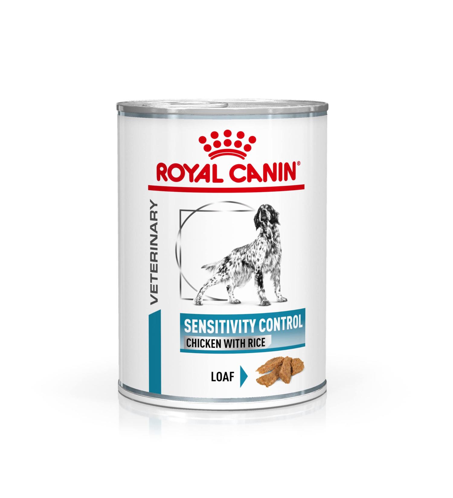ROYAL CANIN Veterinary Sensitivity Control Mousse | 12 x 410 g | Complete Dietetic Food for Dogs | for Digestive Support and in Case of Food Allergies - Buy Online on GoSupps.com