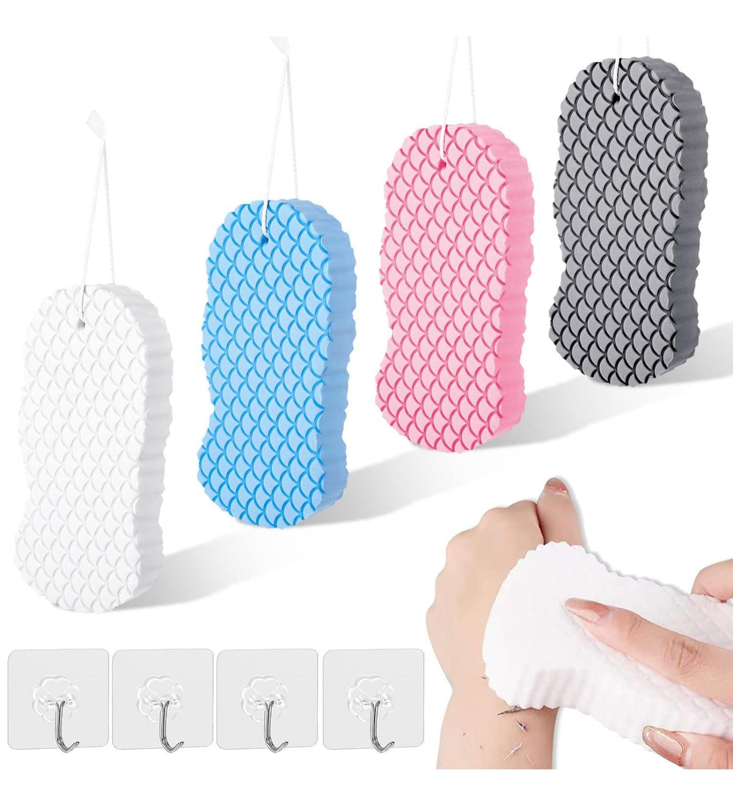 Super Peeler Exfoliating Bath Sponge - Remove Calluses & Dead Skin - Body Scrub for Adults & Children (Mixed Color) - Buy Online on GoSupps.com