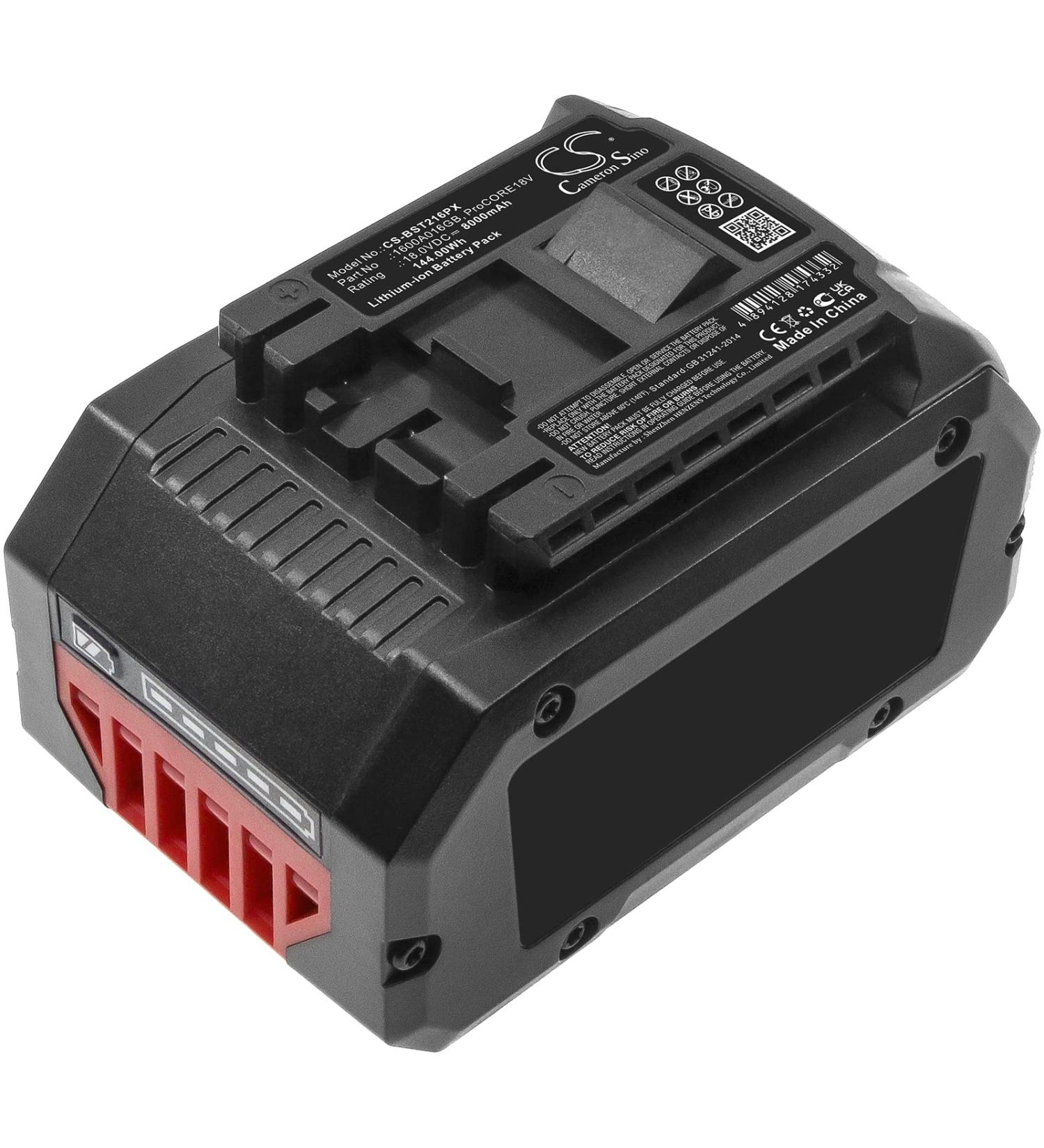 Replacement Battery for Bosch GSA 18V-LI Cordless Tools | ProCORE 18V 8000mAh - Compatible with GSB 18V-150 & GSR 18V-6 | High Performance International Shipping - Buy Online on GoSupps.com