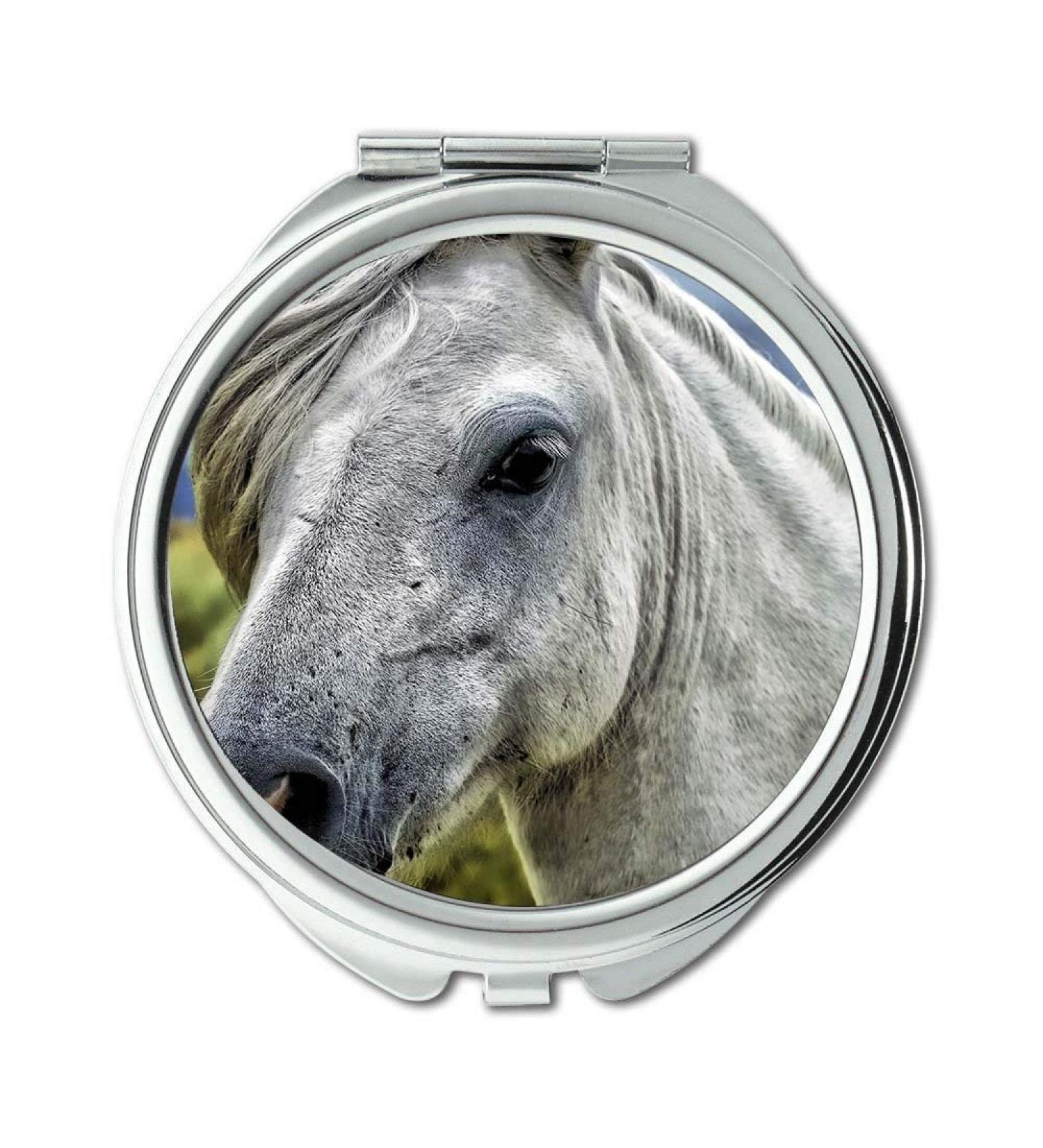 YENDOSTEEN Mirror makeup mirror animal close up horse pocket mirror portable mirror - Buy Online on GoSupps.com