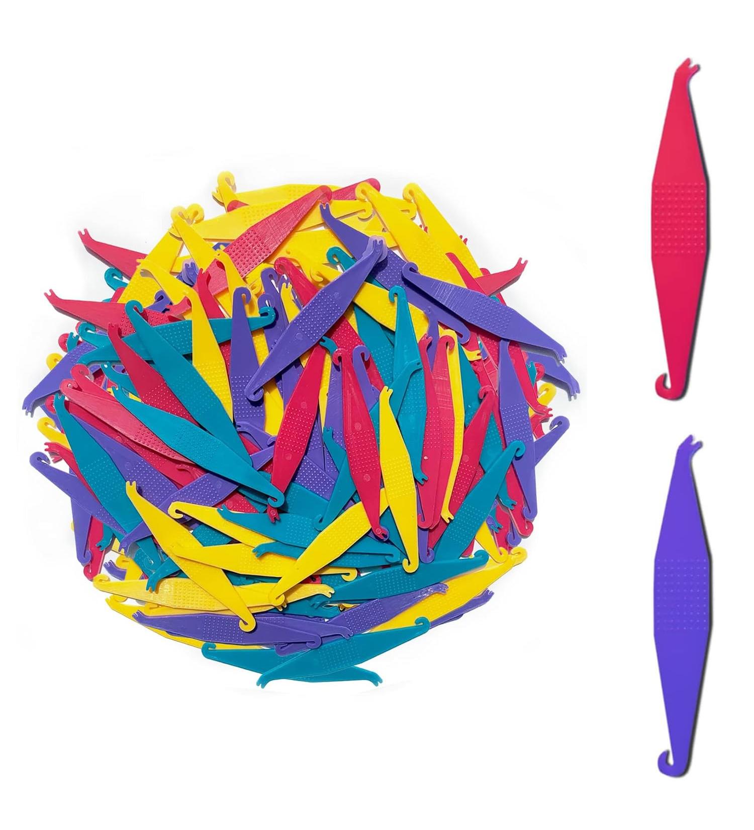 OBTANIM 100 Pcs Colorful Disposable Plastic Braces Elastic Rubber Bands Placers Tool for Braces Dental Orthodontic - Buy Online on GoSupps.com