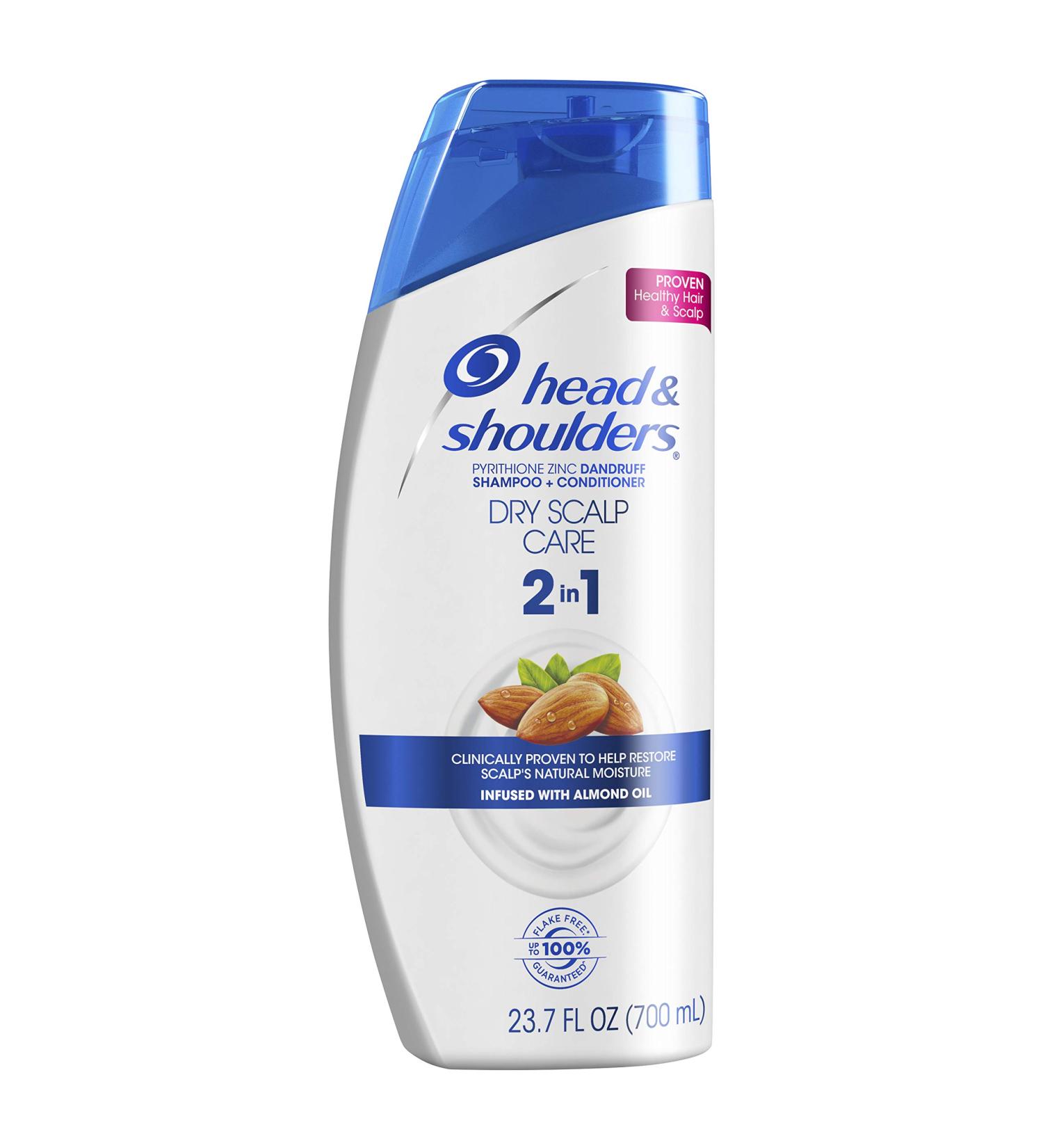 Head and Shoulders Dry Scalp Care 2-in-1 Shampoo & Conditioner 23.7 fl oz - Anti-Dandruff Treatment - Buy Online on GoSupps.com