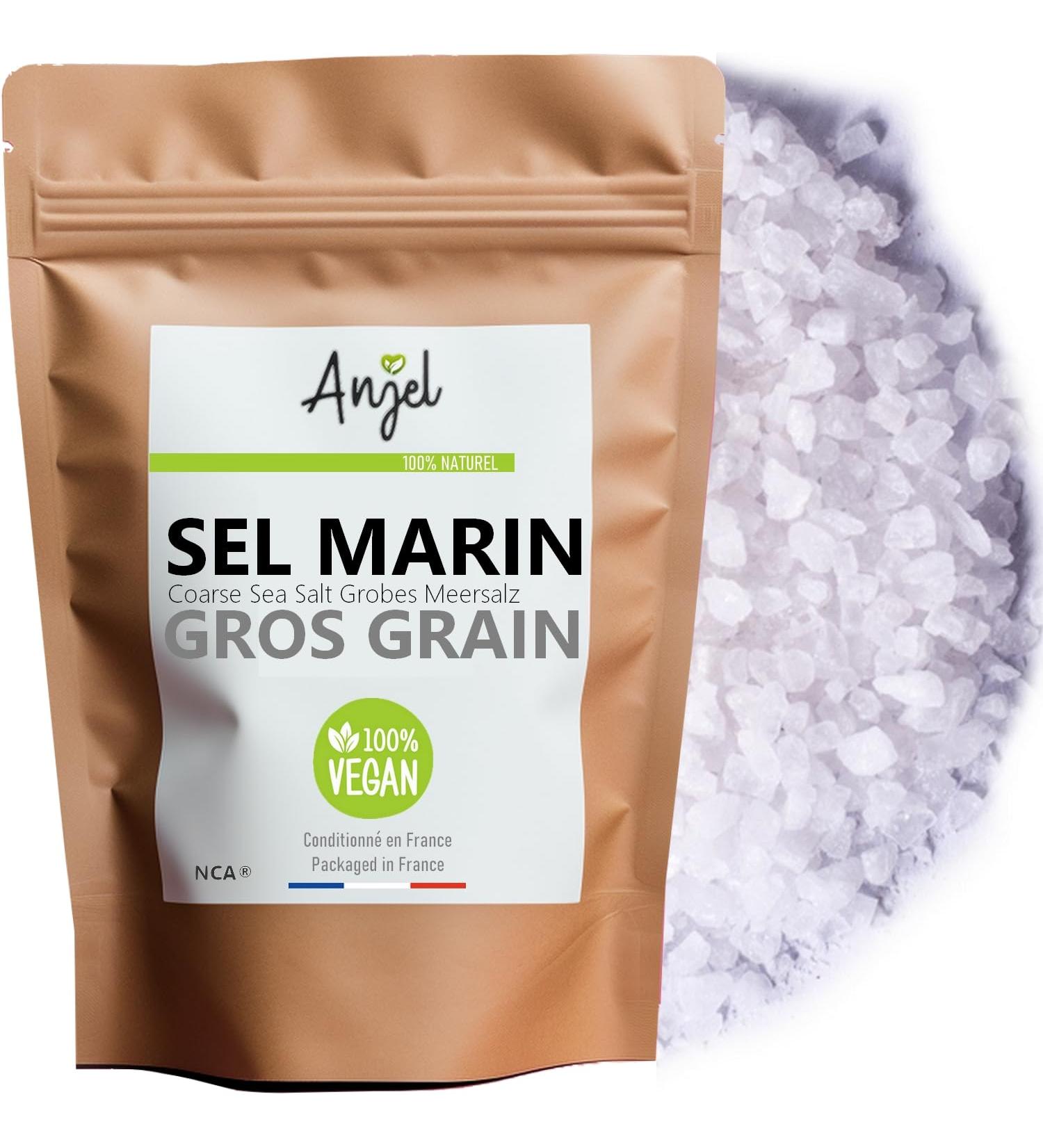 NCA Coarse Sea Salt 250g - Coarse sea salt - Full-bodied and authentic salt for an intense flavor - 100% Natural - NCA