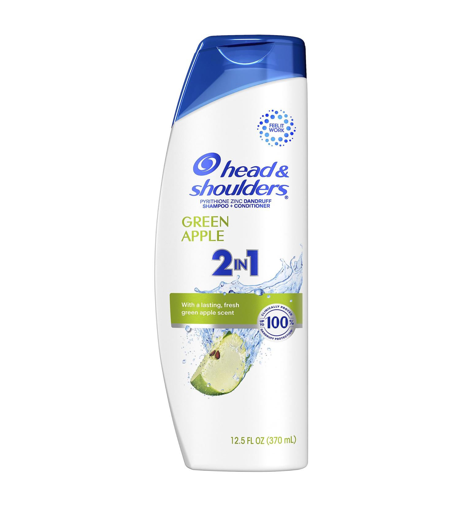 Buy Head and Shoulders 2 in 1 Dandruff Shampoo & Conditioner - Green Apple 12.5 oz | International Shipping Available - Buy Online on GoSupps.com