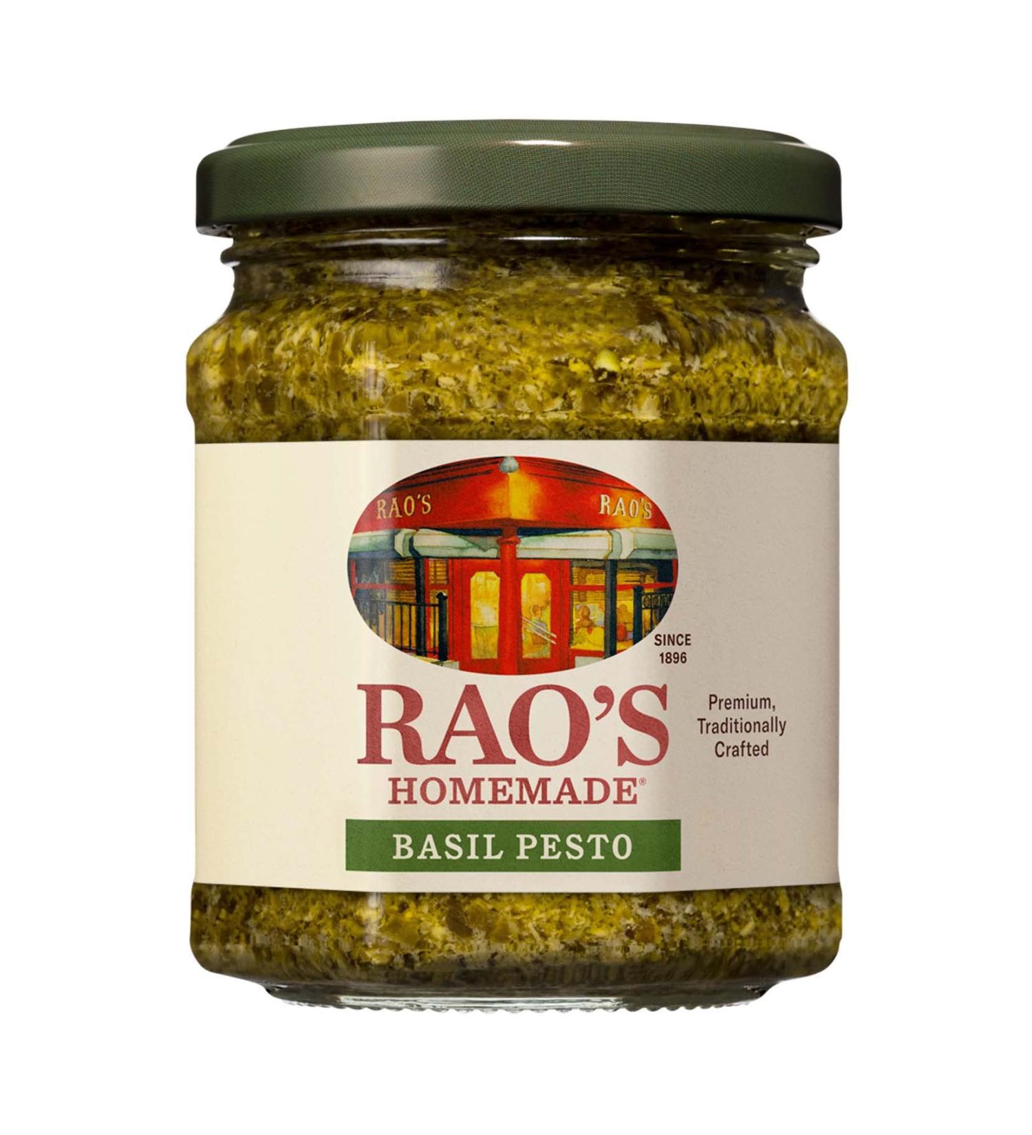 Rao's Homemade Basil Pesto Sauce 6.7 oz - Premium Quality Pasta Sauce with Cheese, Nuts, Garlic & Olive Oil - Buy Online on GoSupps.com