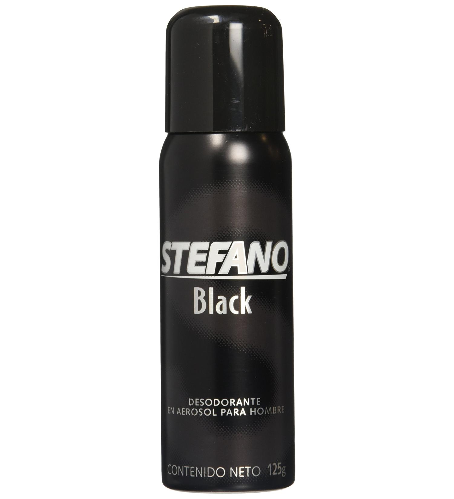 Buy Stefano Black Deodorant Spray by Lournay - 4.3 Oz (125g) | International Shipping Available - Buy Online on GoSupps.com