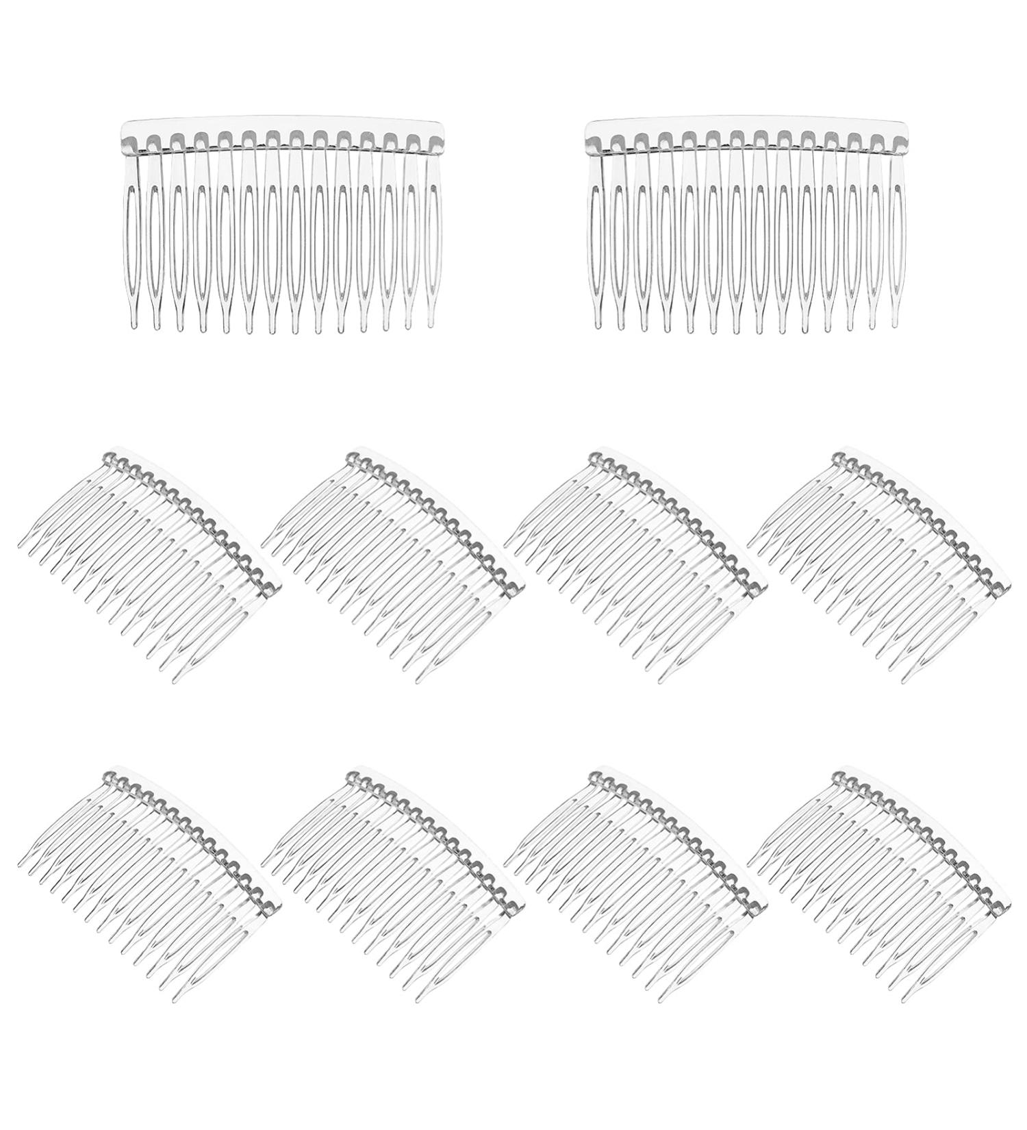 Beaupretty Styling Comb Set - 10pc Plastic Teeth Hair Combs for Wedding Hair Accessories - Buy Online on GoSupps.com