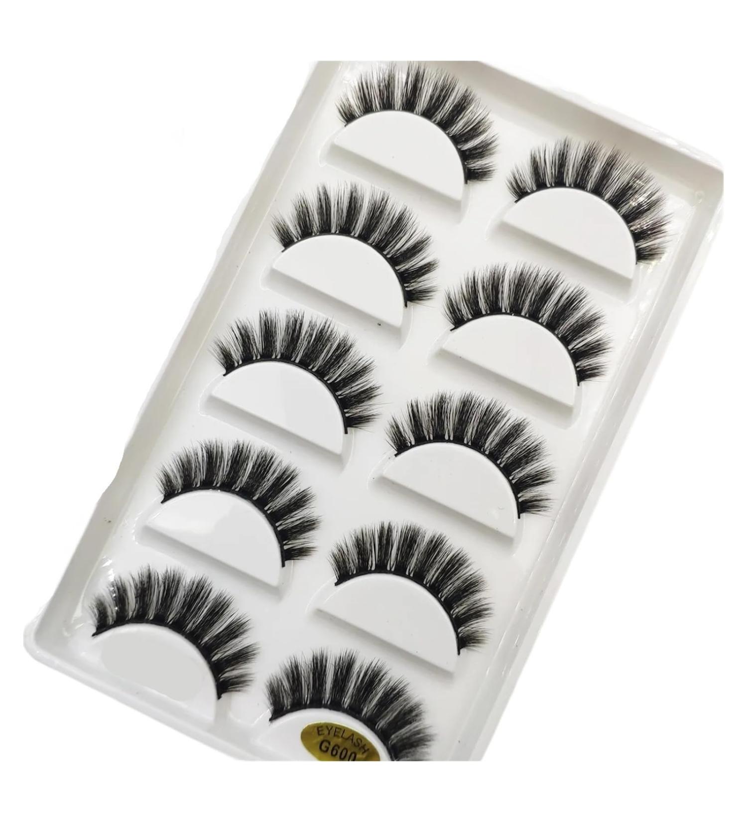 UAMOU 10/50 Boxes 37 Style 5 Pairs Natural 3D False Eyelashes Makeup Fake Eye Lashes Faux Cils Make Up Beauty Maquillaje Cheerfully (Color : 5Pairs MYG600 Size : 10 Boxes 50Pairs) - Buy Online on GoSupps.com