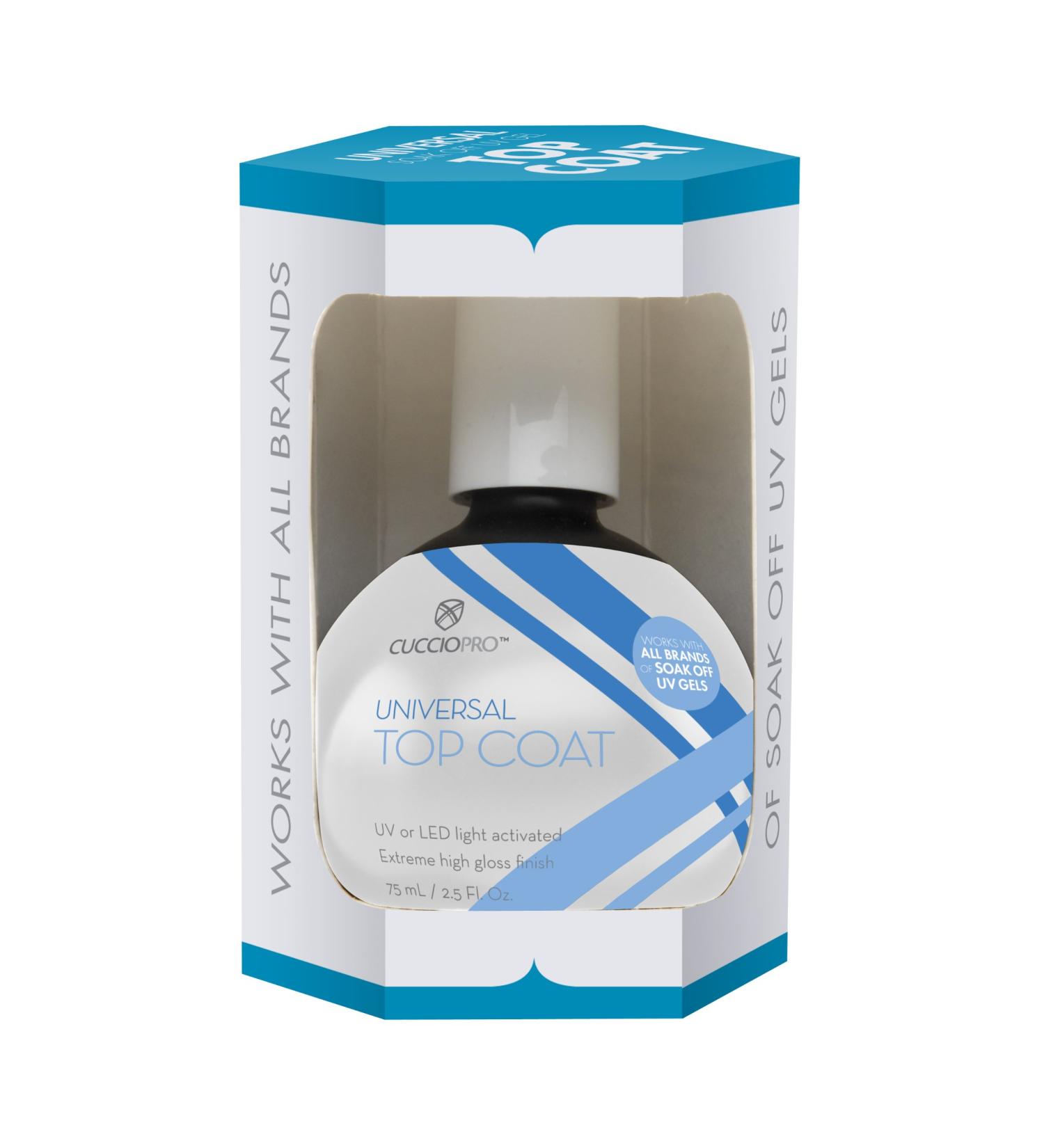 Cuccio Professional Universal Soak Off UV Gel - Topcoat 75ml