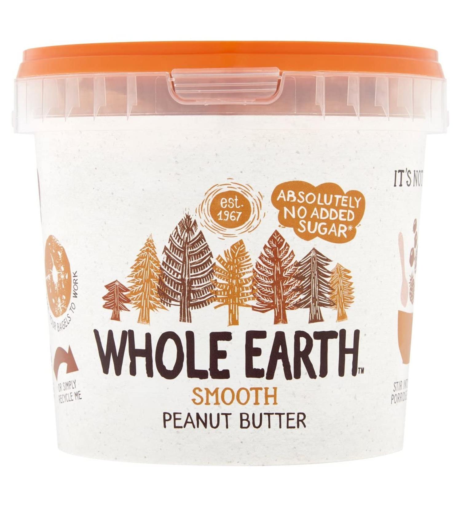 Whole Earth Whole Earth Smooth Peanut Butter 1kg