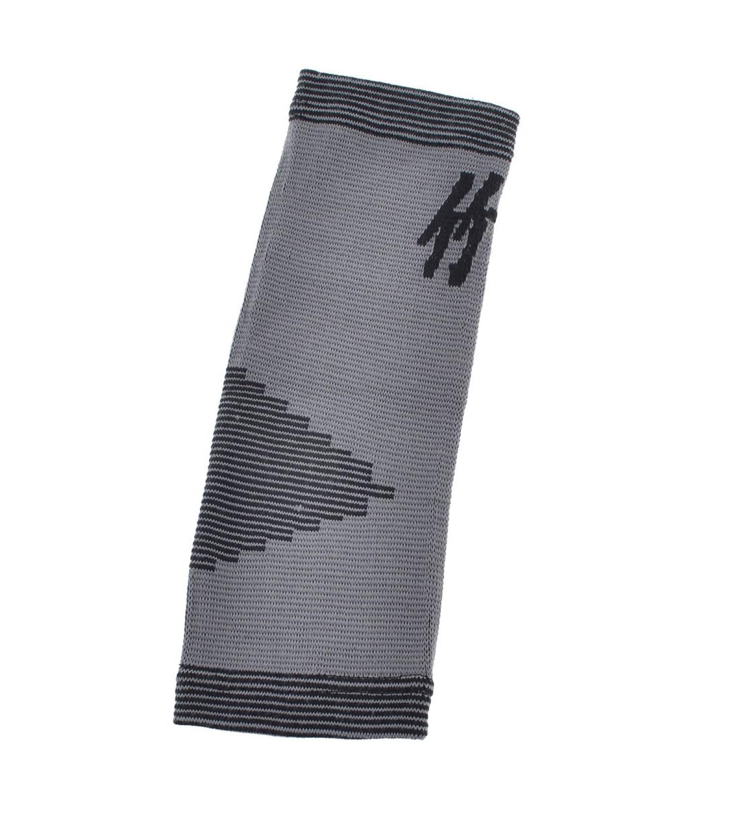 Ruilogod Sport Gray Black Striped Elastic Heel Ankle Protector Support