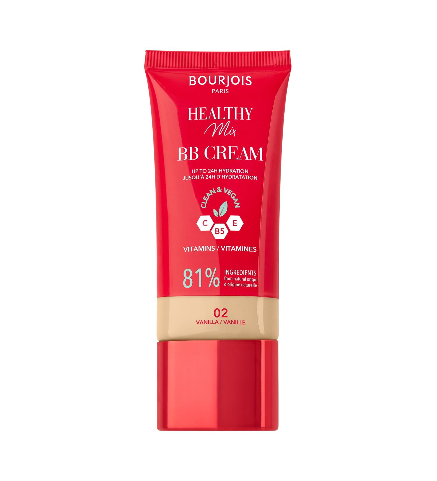  Bourjois Bourjois Healthy Mix 02 Vanilla BB cream cream foundation providing coverage and hydration all day long. - Buy Online on GoSupps.com