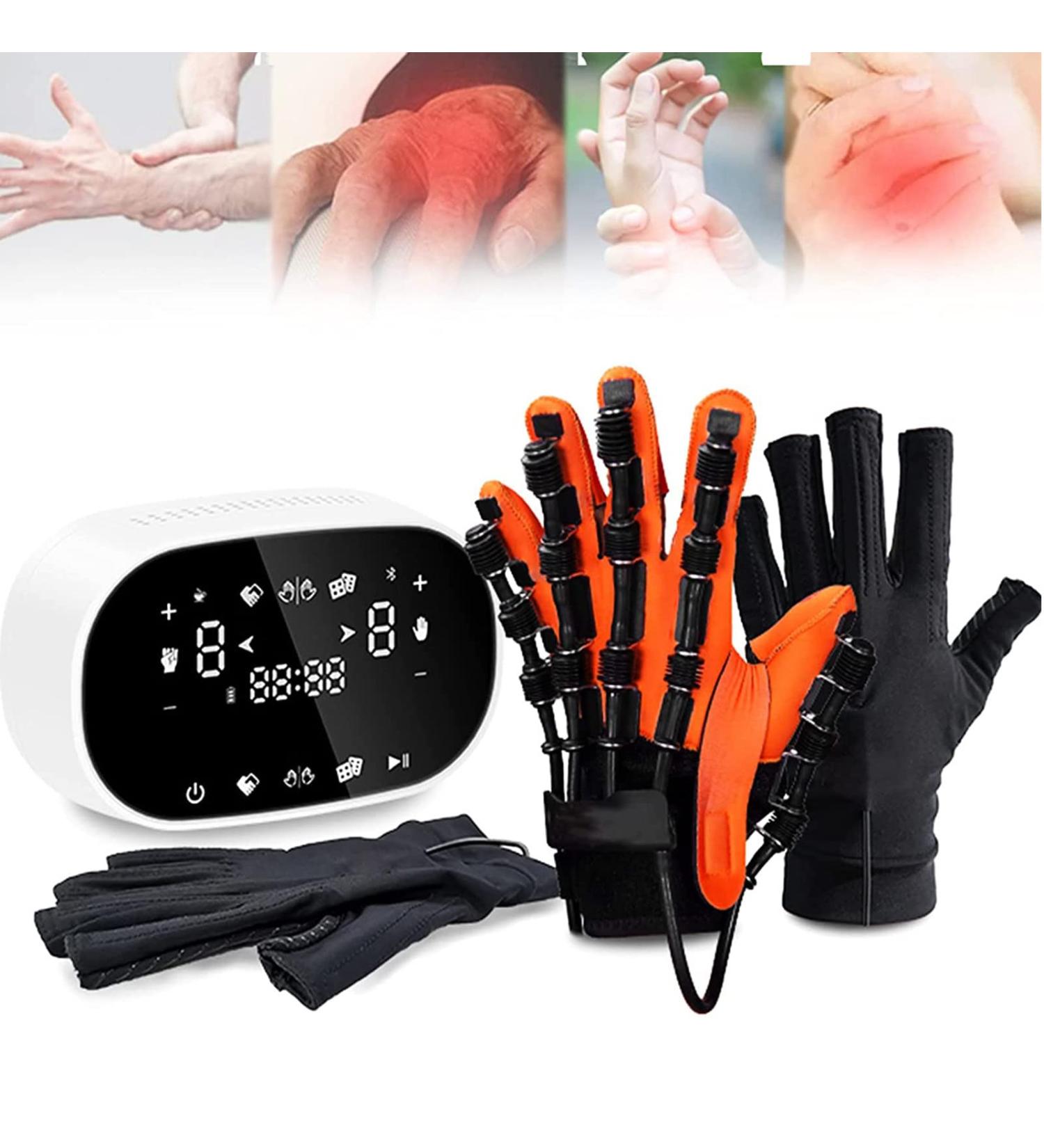 Finger Hand Training Device Hand Rehabilitation Robot Gloves Equipment for Stroke Hemiplegia Recovery Training Finger Flexion Correction Finger Extension LeftHand-L - Buy Online on GoSupps.com