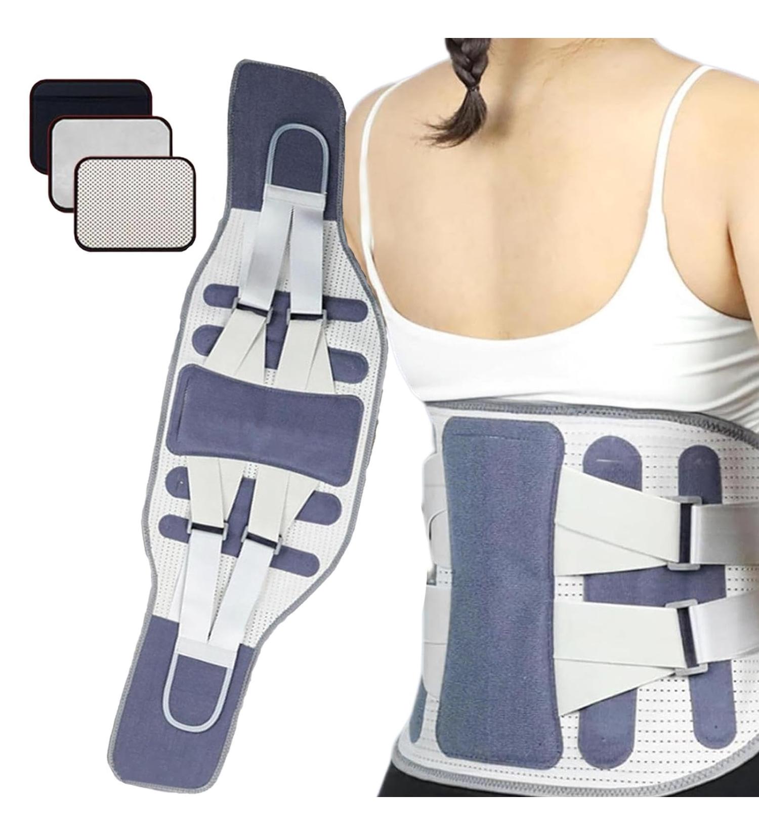 GUANGLU Back Brace | Lower Back Support Strap Waist Lumbar Lower Back Support Belt for Women Men Back Reliever Spinal Belt Back Relief Strap Blue M - Buy Online on GoSupps.com