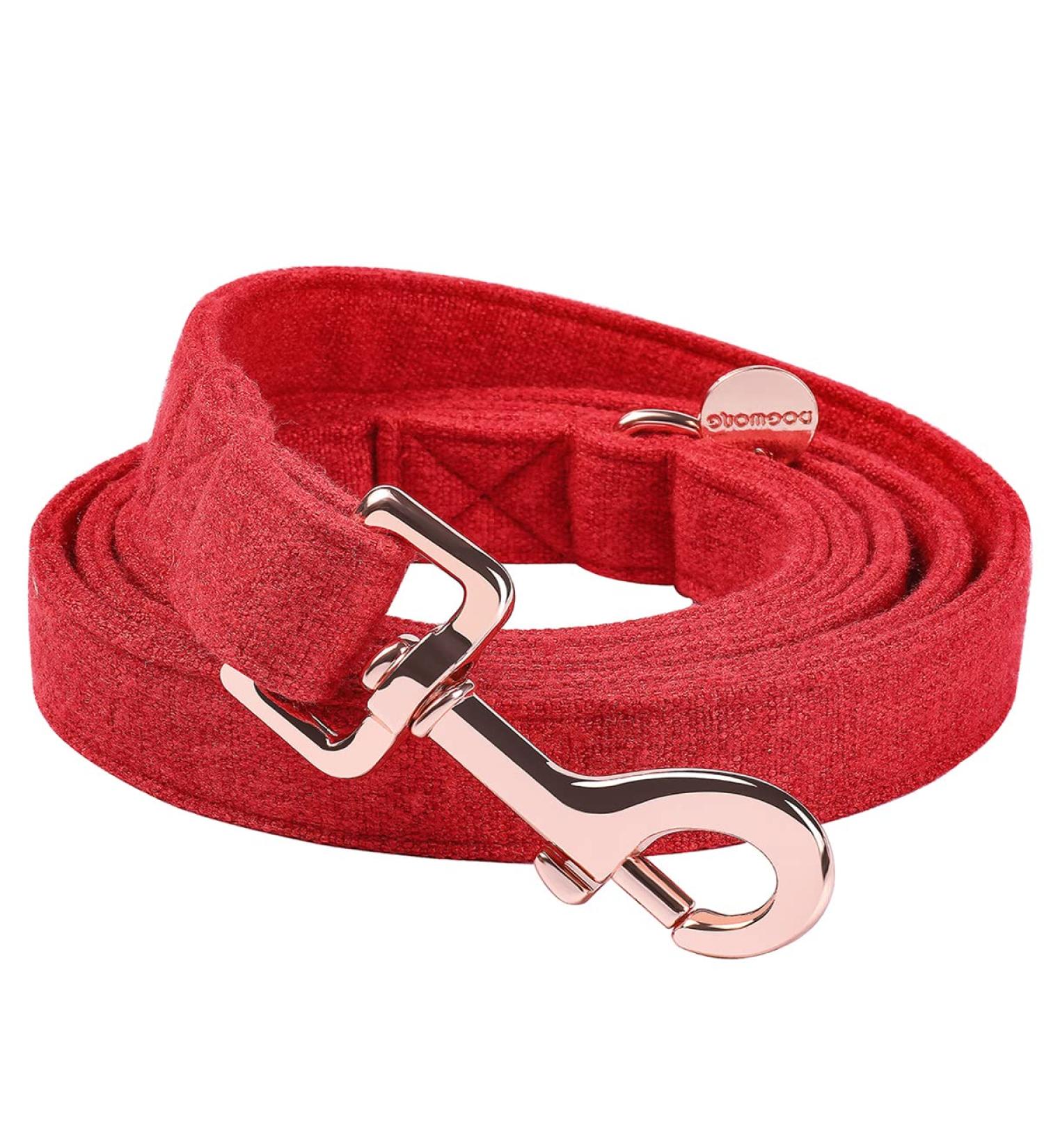 Buy Dogwong Adjustable Red Dog Leash for Small & Medium Dogs - Comfortable Durable & Perfect for Girls & Boys (1 Pack) - Buy Online on GoSupps.com