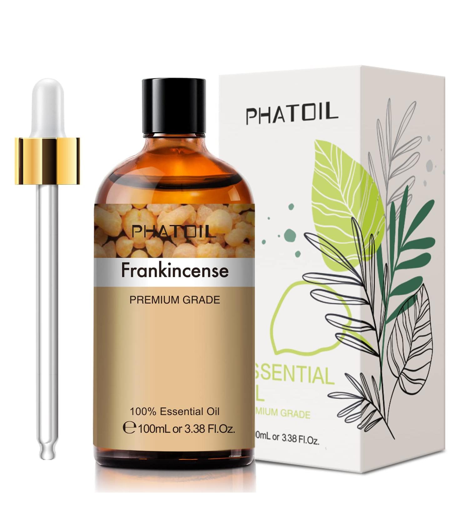 PHATOIL Frankincense Essential Oil 100ML - Premium Grade for Aromatherapy, Diffuser, and Candle Making - Buy Online on GoSupps.com