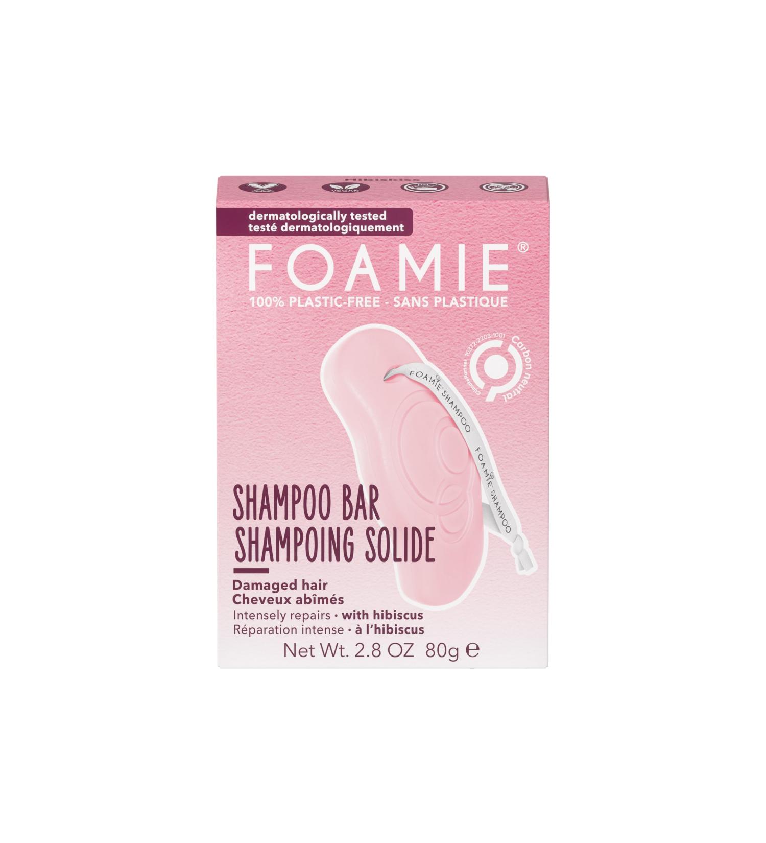 Foamie Solid Shampoo Damaged Hair Hibiskiss - Buy Online on GoSupps.com