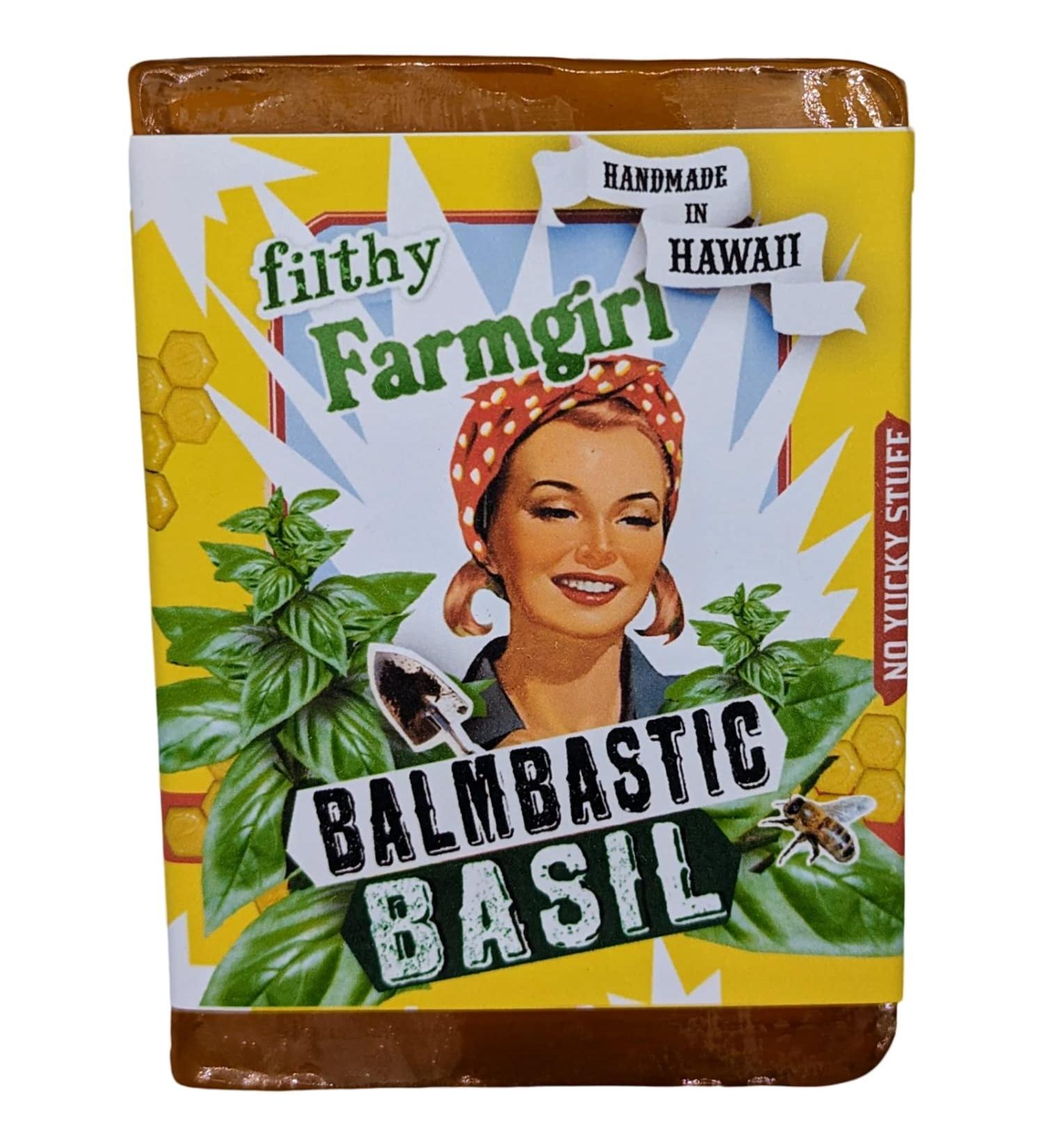 Balmbastic Basil All Natural Large Soap Bar - Eco-Friendly Moisturizing & Aromatic Soap for Sensitive Skin - Buy Online on GoSupps.com