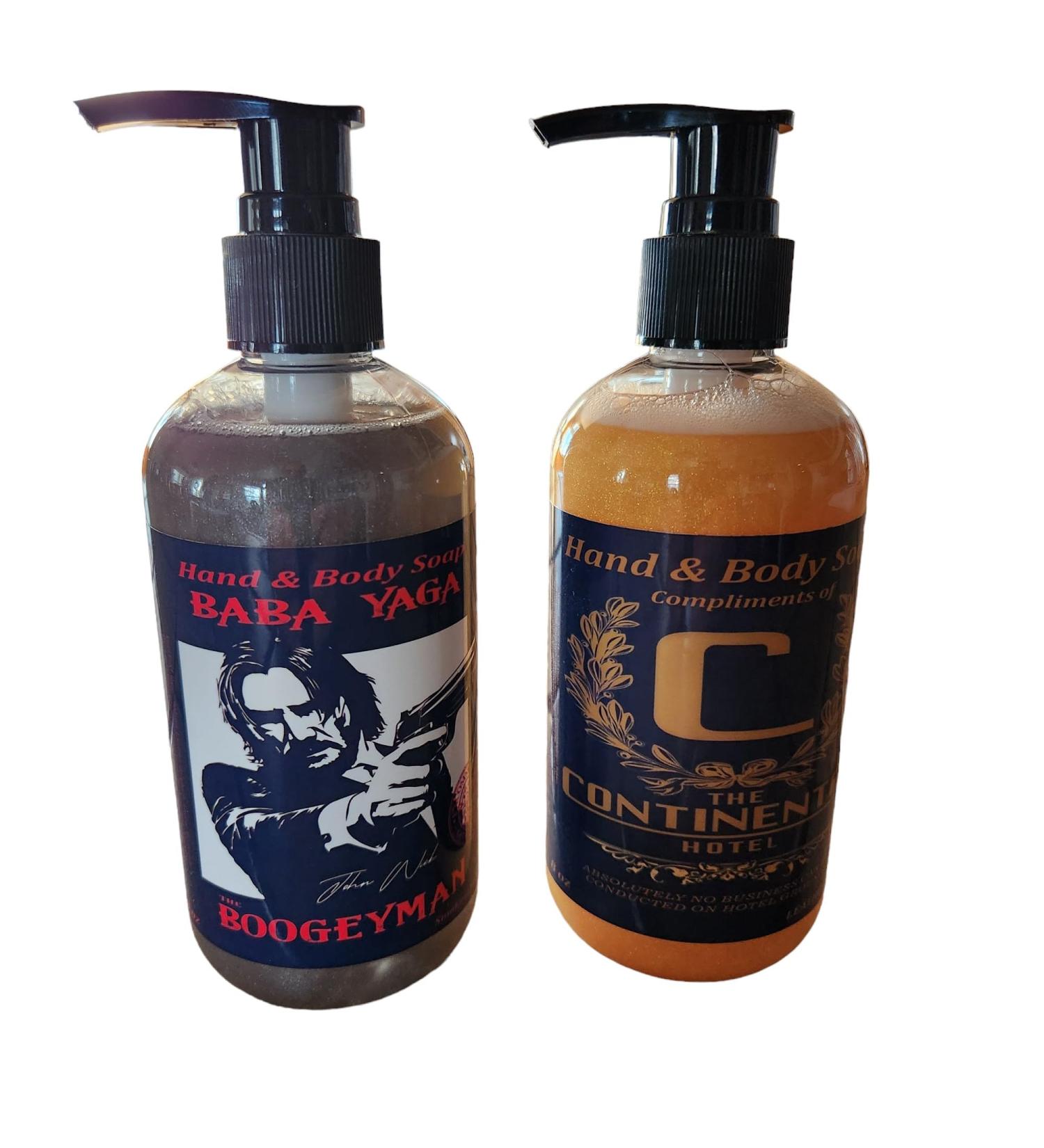 Dead Head Props The Continental Hotel and John Wick Liquid Hand and Body Soap 8 oz Halloween Horror (Both) - Buy Online on GoSupps.com