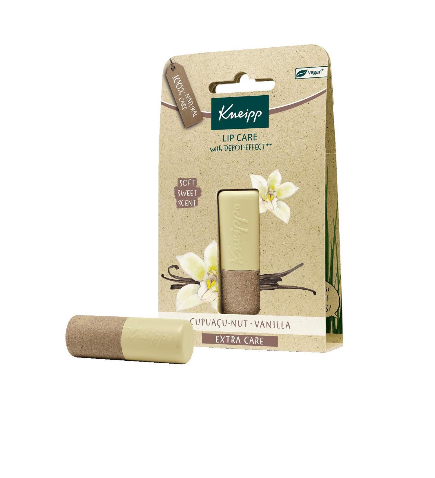 Buy Kneipp Lip Care Cupuacu-Nut & Vanilla | Nourishing Lip Balm for Soft & Hydrated Lips | International Shipping Available - Buy Online on GoSupps.com