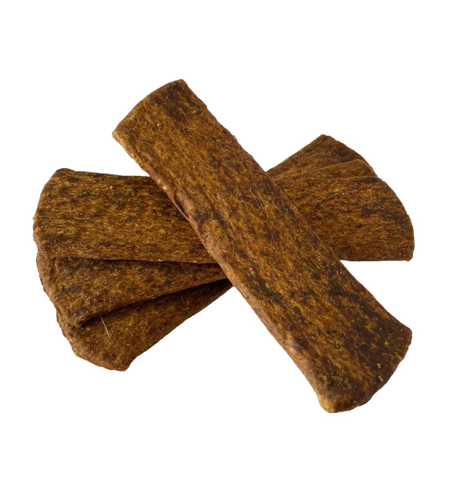 Natural Treats Chicken (4pcs) Gourmet Meaty Strips British Made Grain Free Natural Airdried Dog Chew Chicken 1 count (Pack of 1)